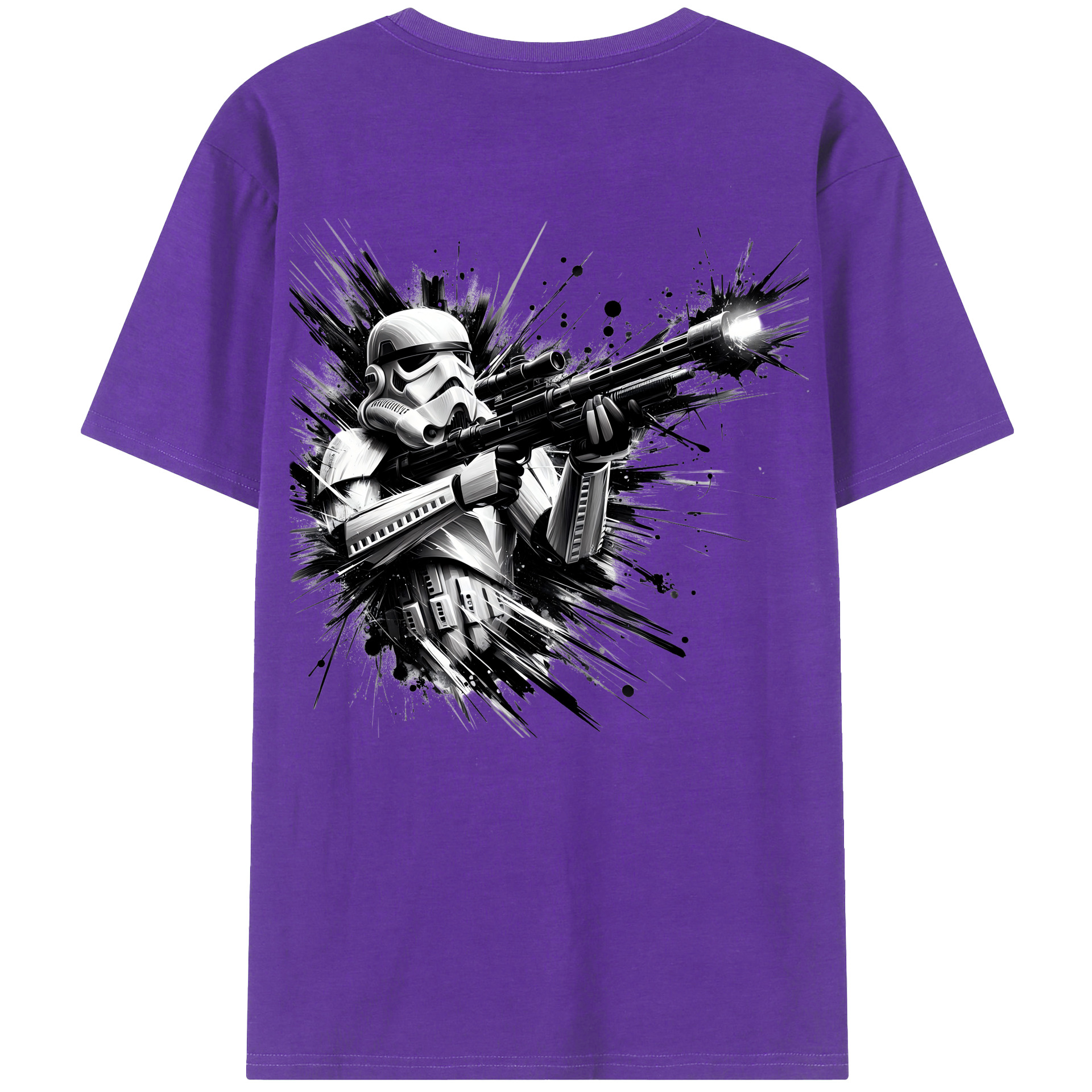 （画像用） スター・ウォーズ Star Wars 綿100％ メンズ半袖Tシャツ（バックプリント） 通気性