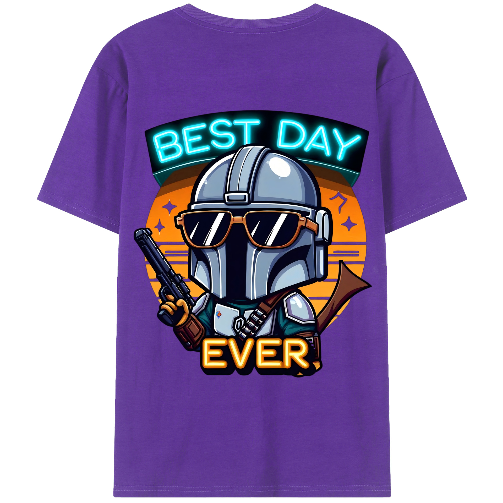（画像用） スター・ウォーズ Star Wars 綿100％ メンズ半袖Tシャツ（バックプリント） 通気性