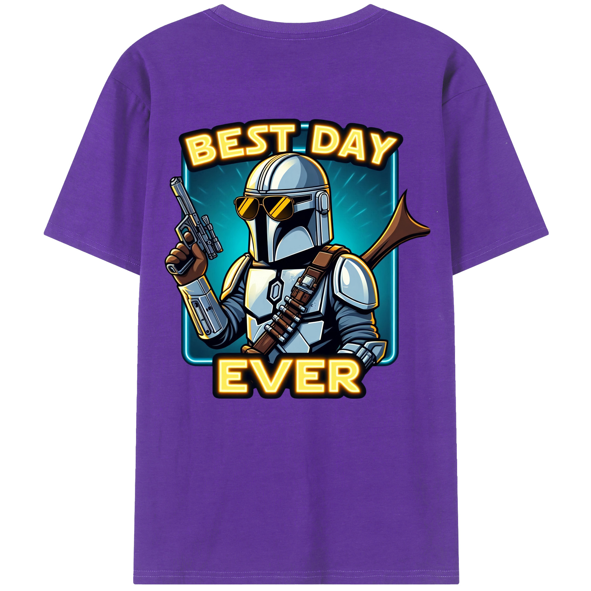 （画像用） スター・ウォーズ Star Wars 綿100％ メンズ半袖Tシャツ（バックプリント） 通気性