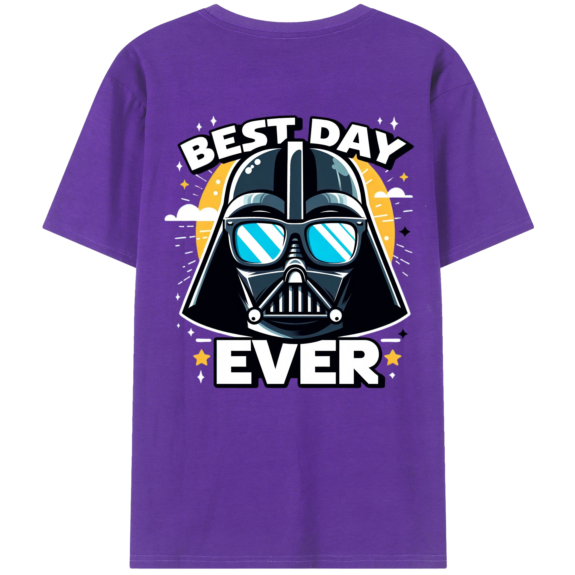（画像用） スター・ウォーズ Star Wars 綿100％ メンズ半袖Tシャツ（バックプリント） 通気性