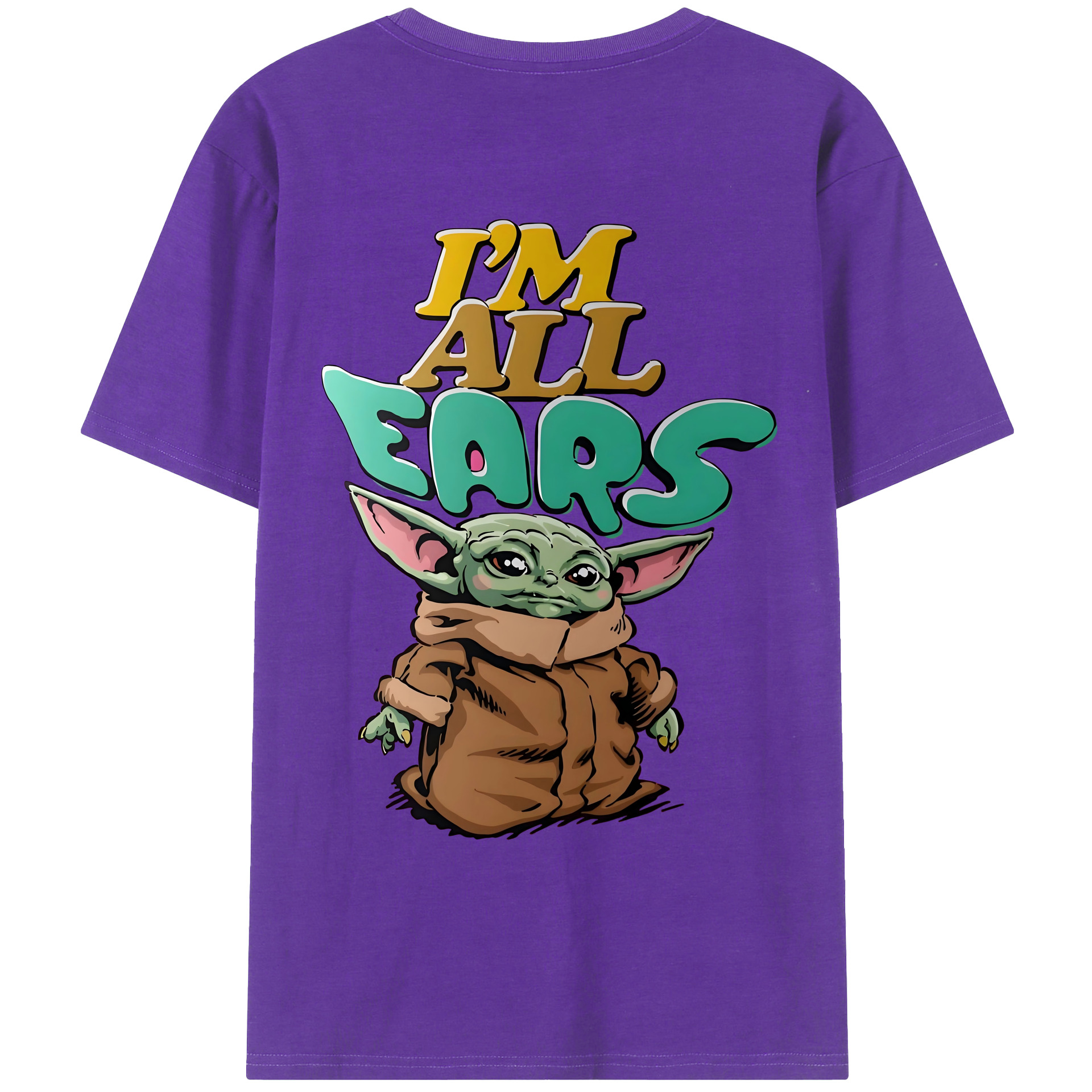 （画像用） スター・ウォーズ Star Wars 綿100％ メンズ半袖Tシャツ（バックプリント） 通気性