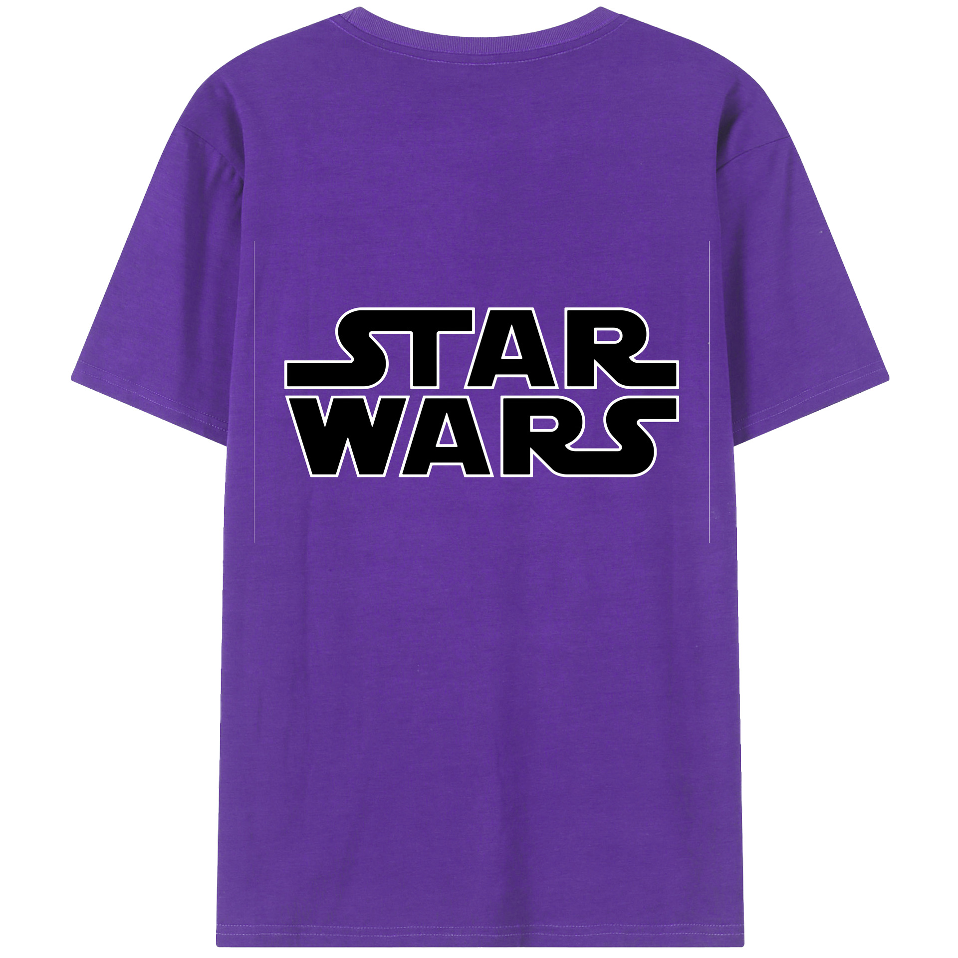 （画像用） スター・ウォーズ Star Wars 綿100％ メンズ半袖Tシャツ（バックプリント） 通気性