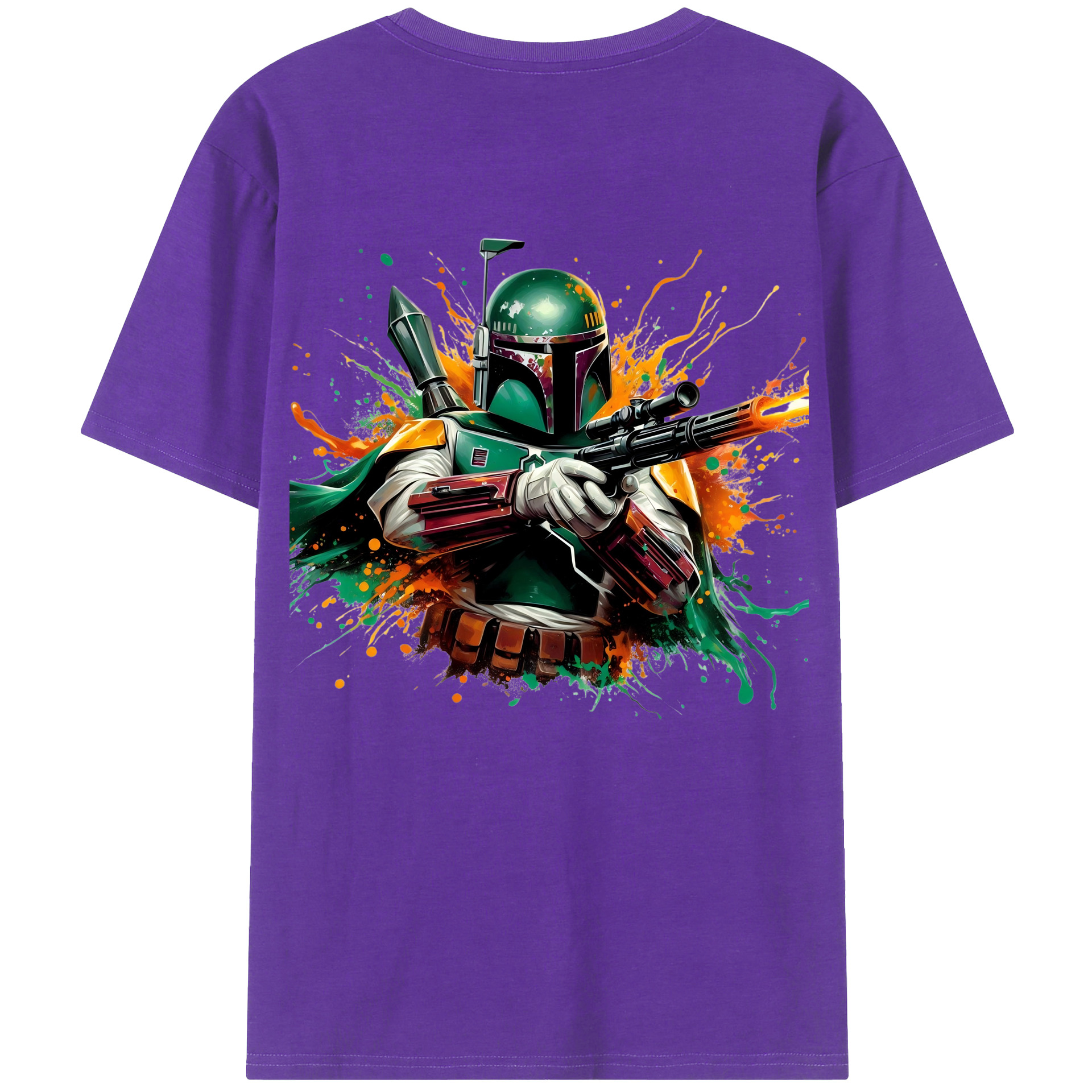 （画像用） スター・ウォーズ Star Wars 綿100％ メンズ半袖Tシャツ（バックプリント） 通気性