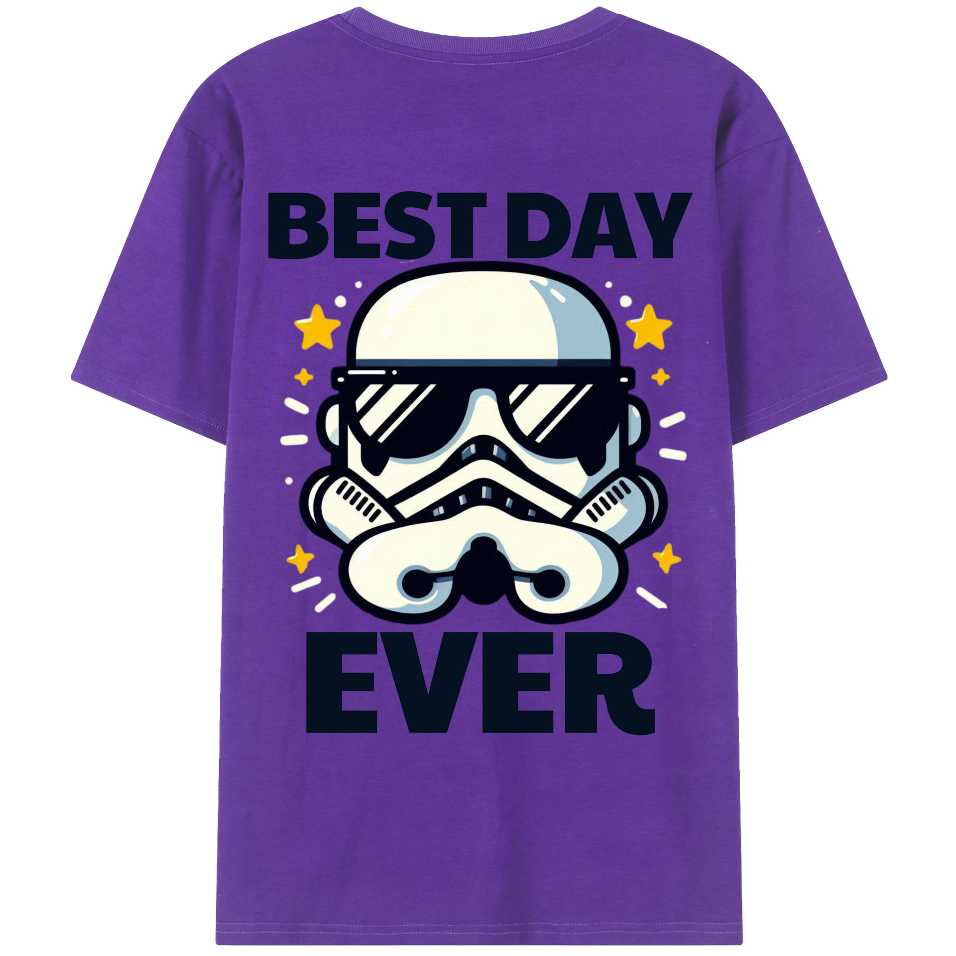 （画像用） スター・ウォーズ Star Wars 綿100％ メンズ半袖Tシャツ（バックプリント） 通気性