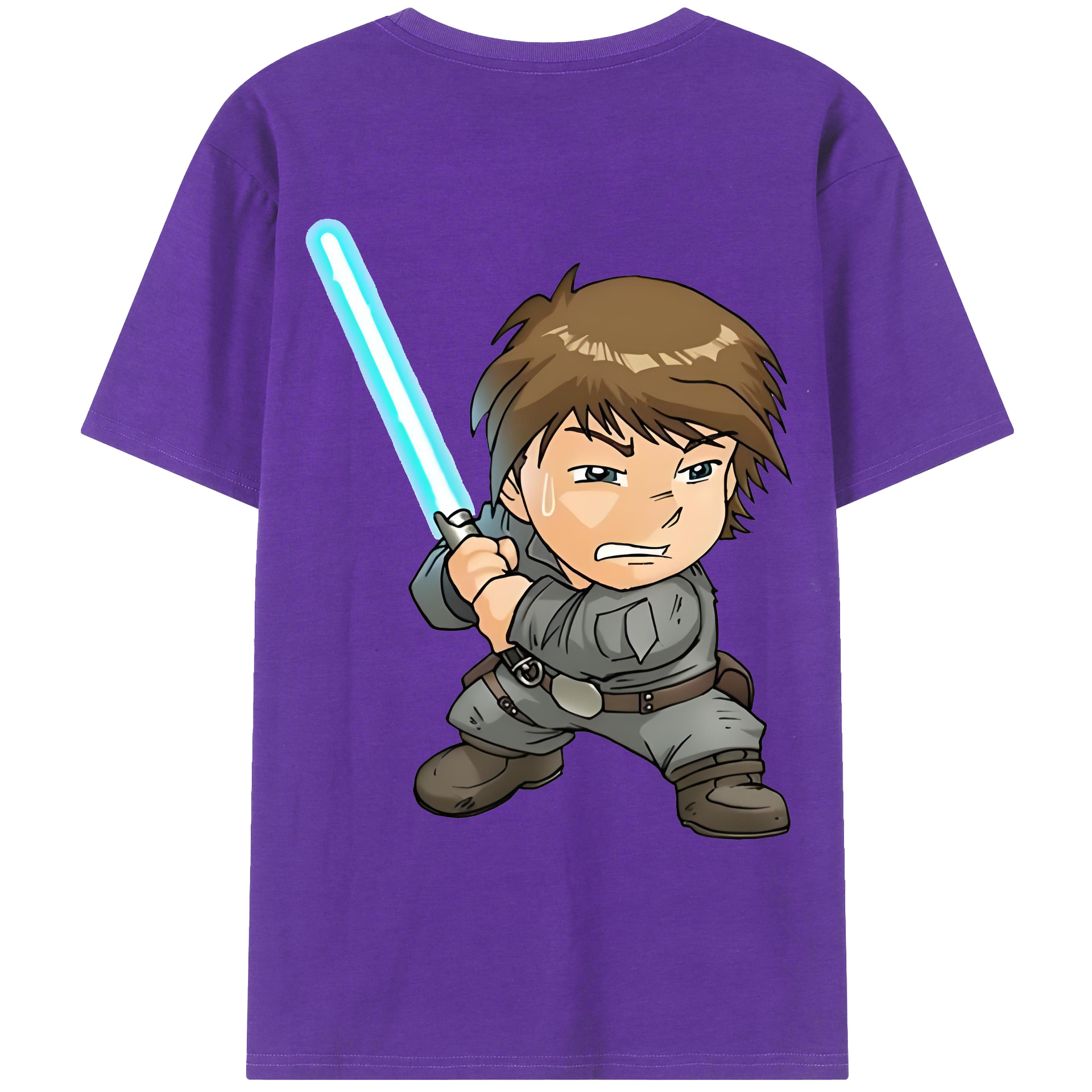 （画像用） スター・ウォーズ Star Wars 綿100％ メンズ半袖Tシャツ（バックプリント） 通気性