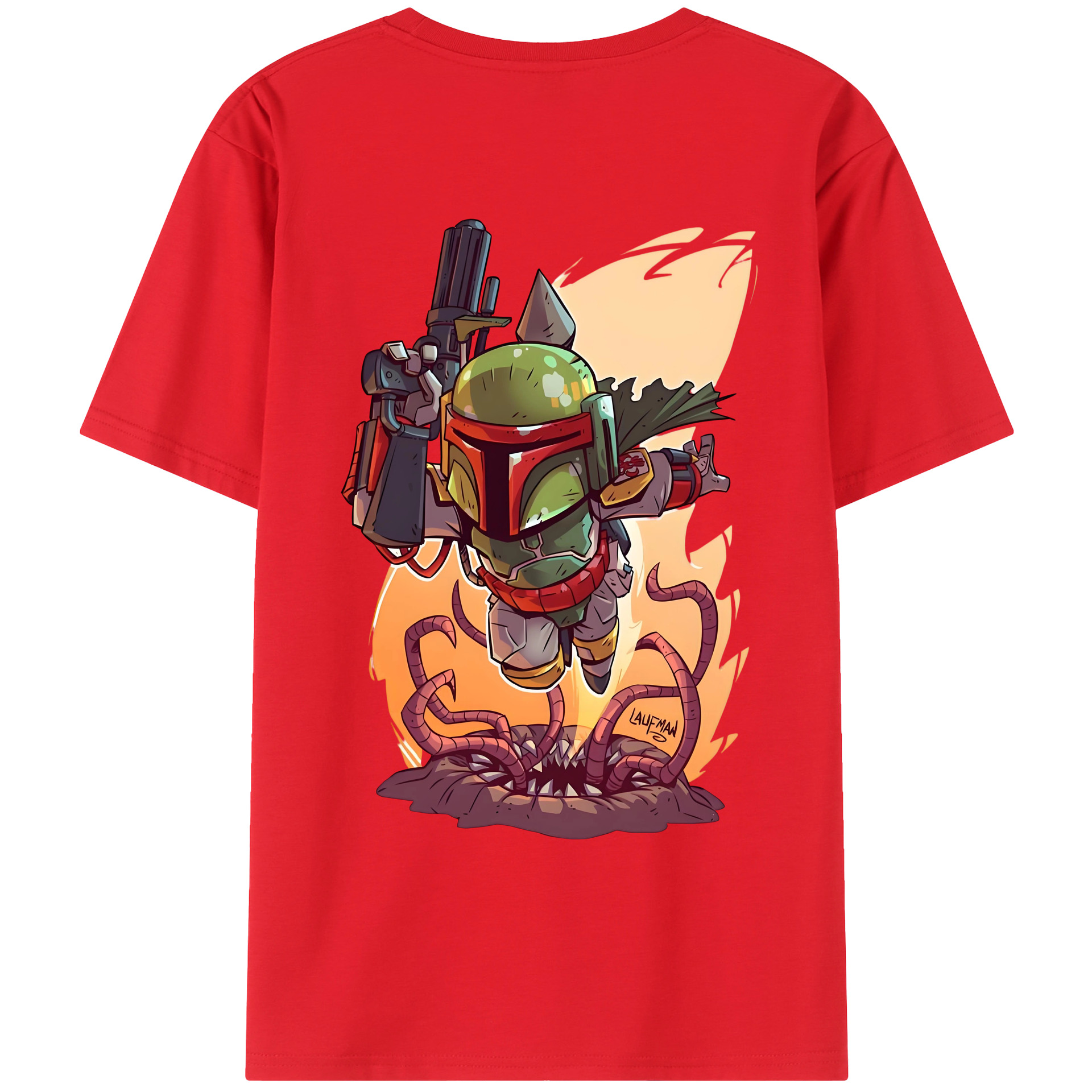 （画像用） スター・ウォーズ Star Wars 綿100％ メンズ半袖Tシャツ（バックプリント） 通気性