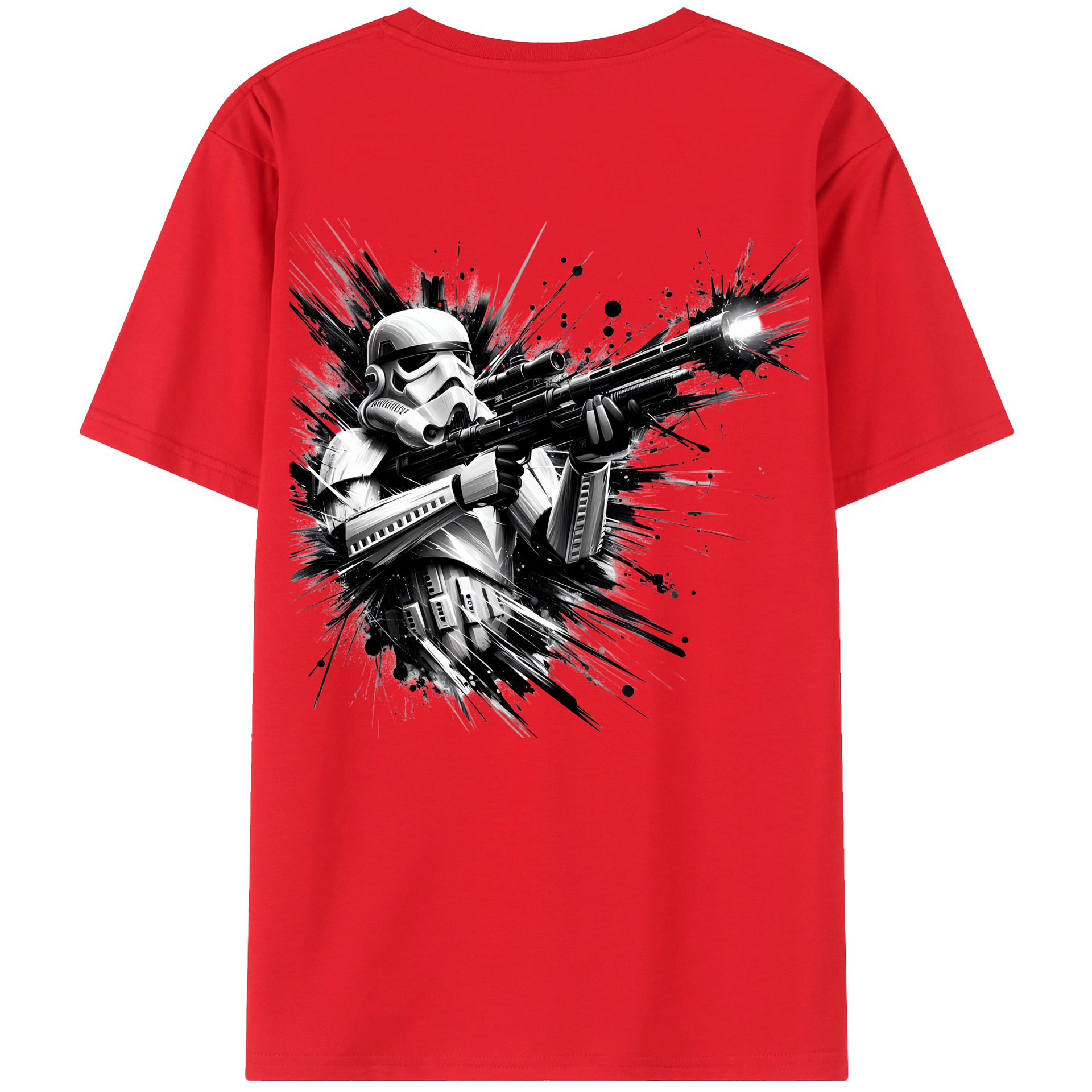 （画像用） スター・ウォーズ Star Wars 綿100％ メンズ半袖Tシャツ（バックプリント） 通気性