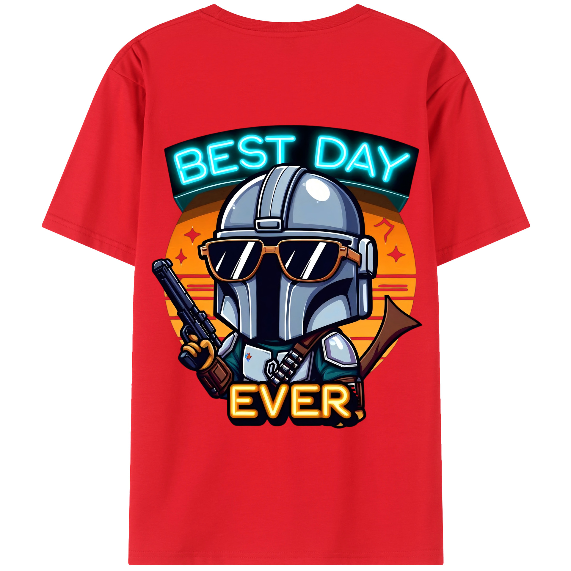 （画像用） スター・ウォーズ Star Wars 綿100％ メンズ半袖Tシャツ（バックプリント） 通気性