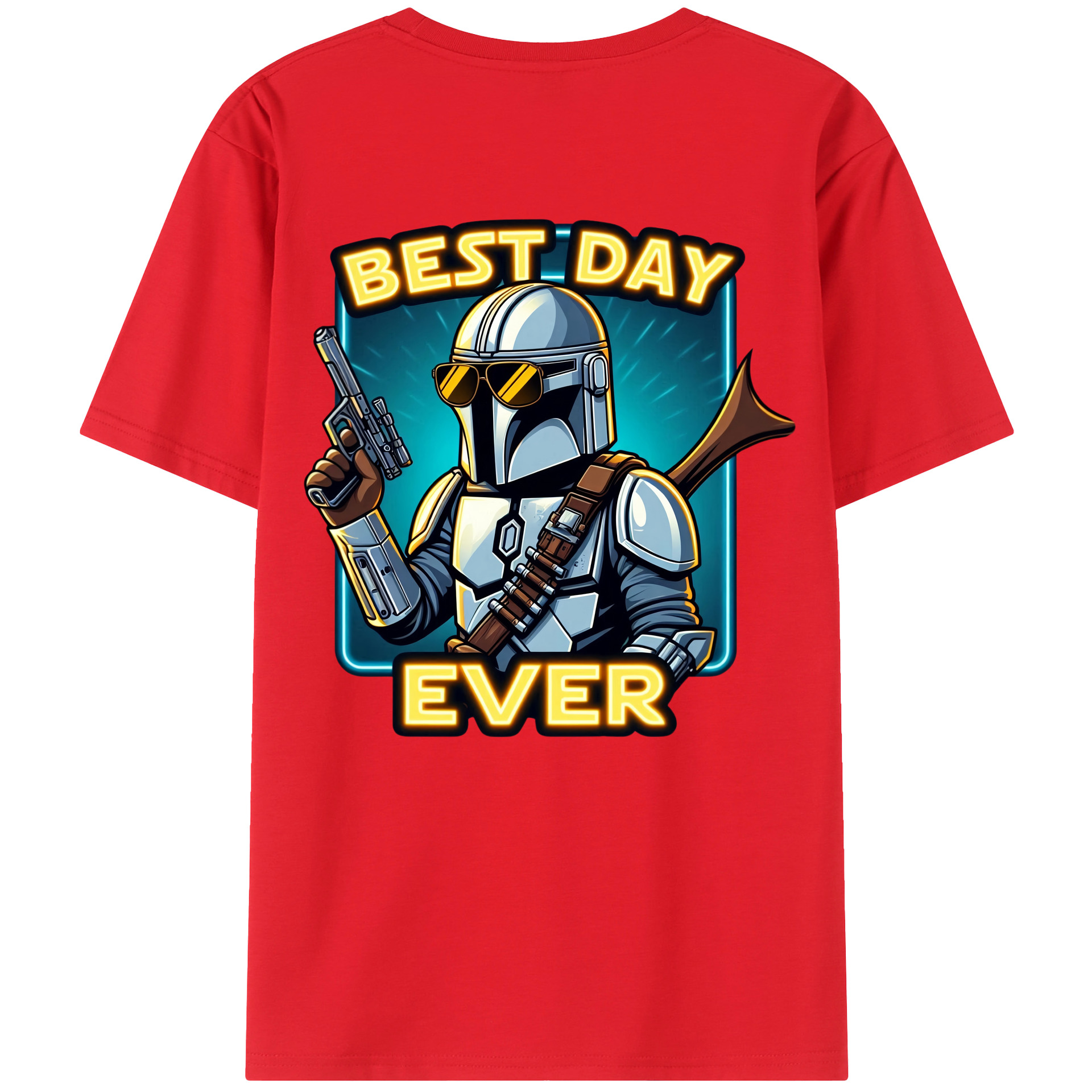 （画像用） スター・ウォーズ Star Wars 綿100％ メンズ半袖Tシャツ（バックプリント） 通気性