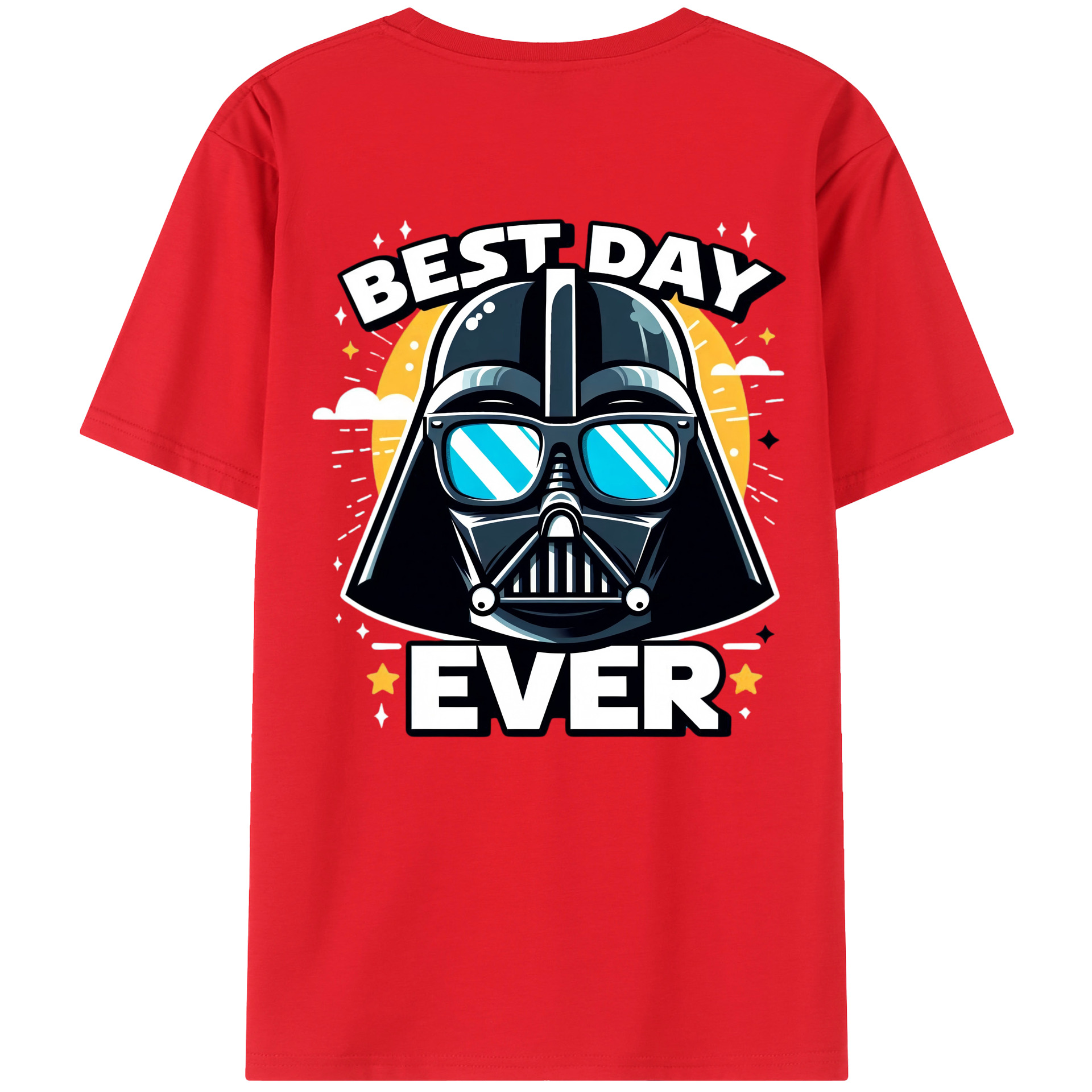 （画像用） スター・ウォーズ Star Wars 綿100％ メンズ半袖Tシャツ（バックプリント） 通気性