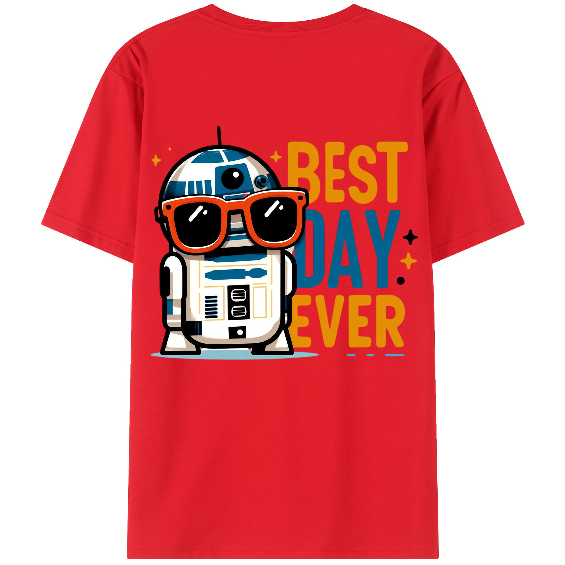 （画像用） スター・ウォーズ Star Wars 綿100％ メンズ半袖Tシャツ（バックプリント） 通気性