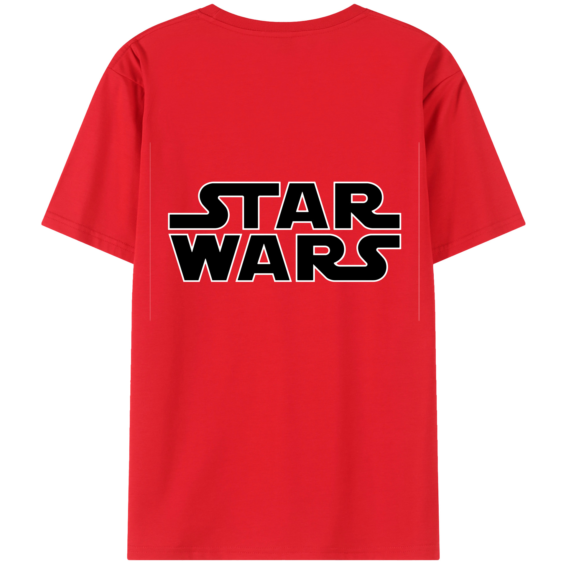 （画像用） スター・ウォーズ Star Wars 綿100％ メンズ半袖Tシャツ（バックプリント） 通気性
