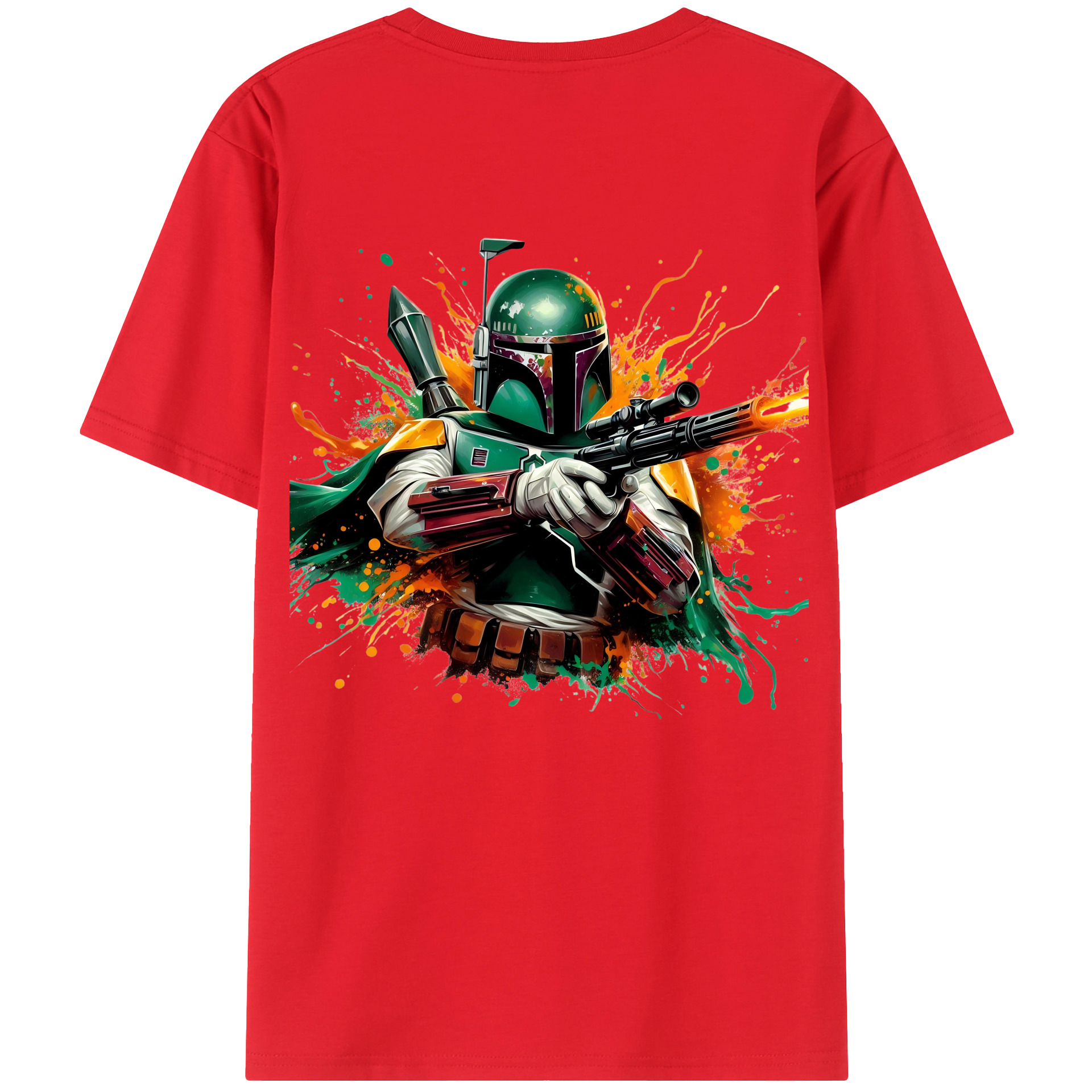 （画像用） スター・ウォーズ Star Wars 綿100％ メンズ半袖Tシャツ（バックプリント） 通気性