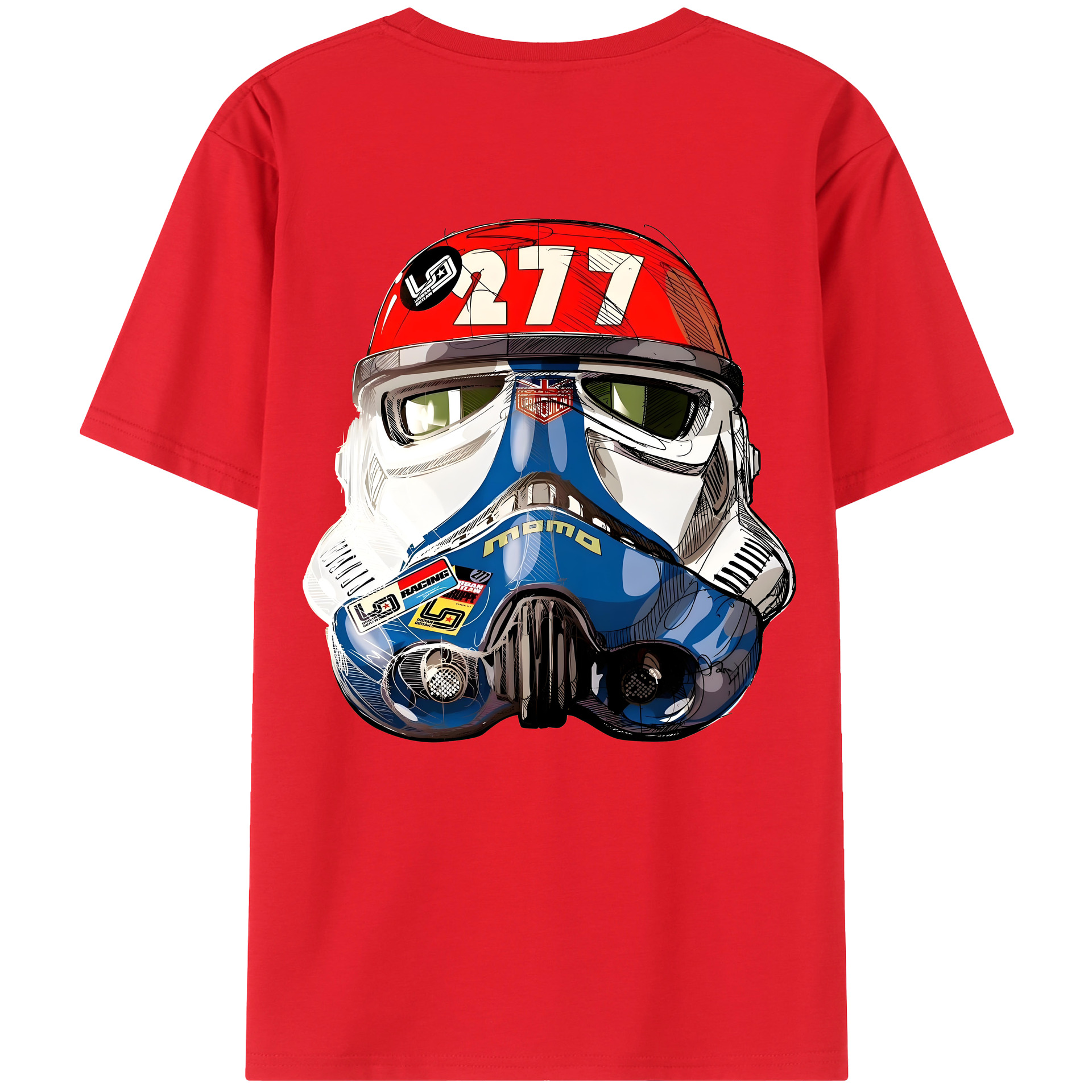 （画像用） スター・ウォーズ Star Wars 綿100％ メンズ半袖Tシャツ（バックプリント） 通気性