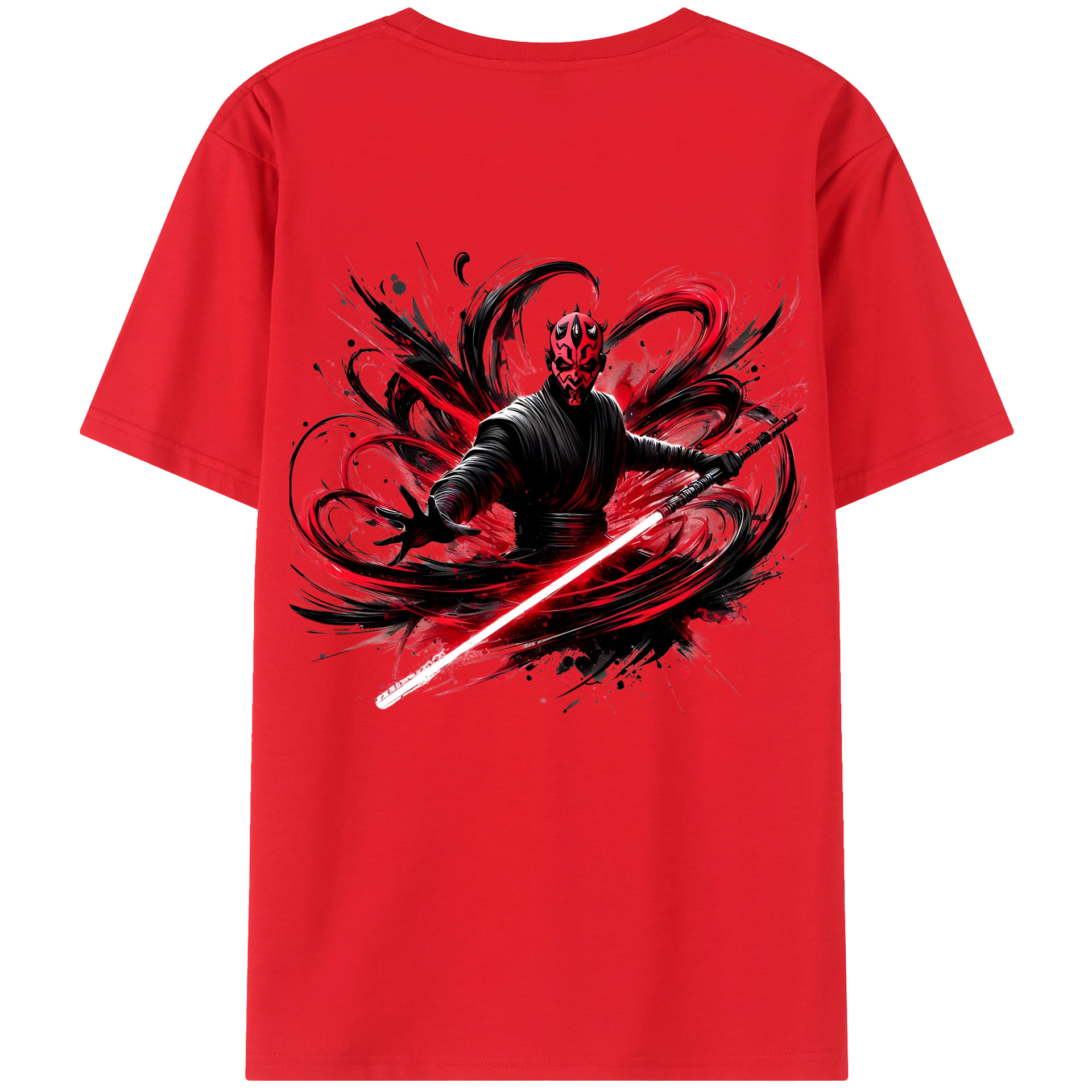 （画像用） スター・ウォーズ Star Wars 綿100％ メンズ半袖Tシャツ（バックプリント） 通気性