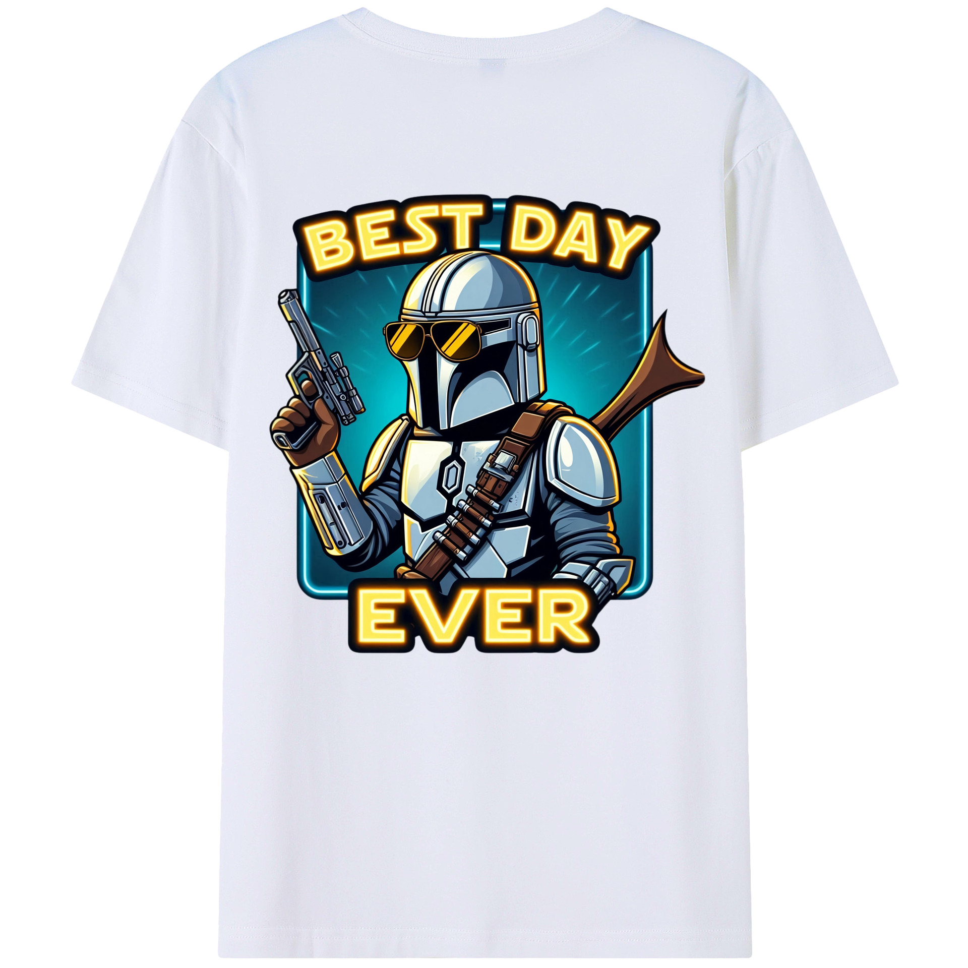 （画像用） スター・ウォーズ Star Wars 綿100％ メンズ半袖Tシャツ（バックプリント） 通気性