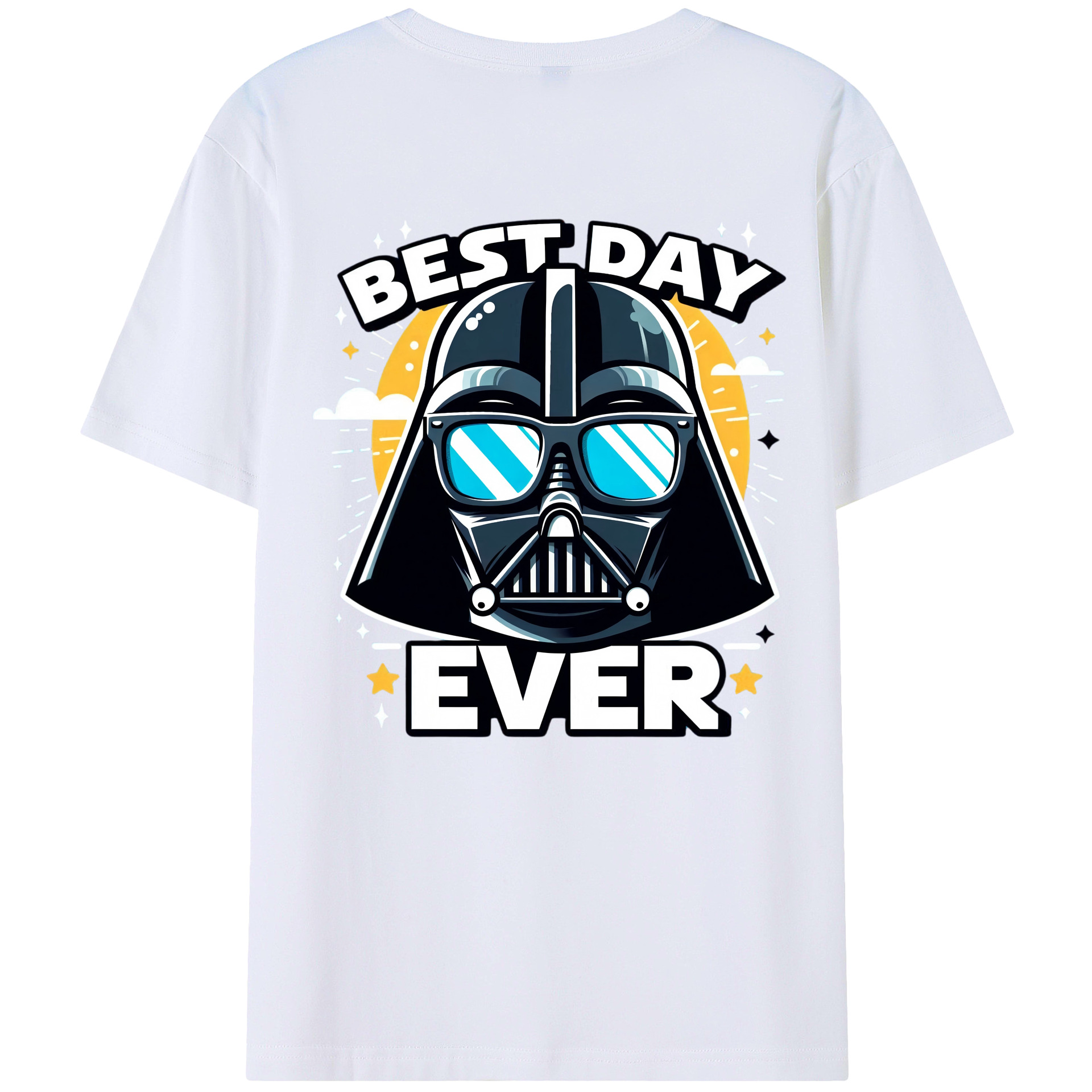 （画像用） スター・ウォーズ Star Wars 綿100％ メンズ半袖Tシャツ（バックプリント） 通気性