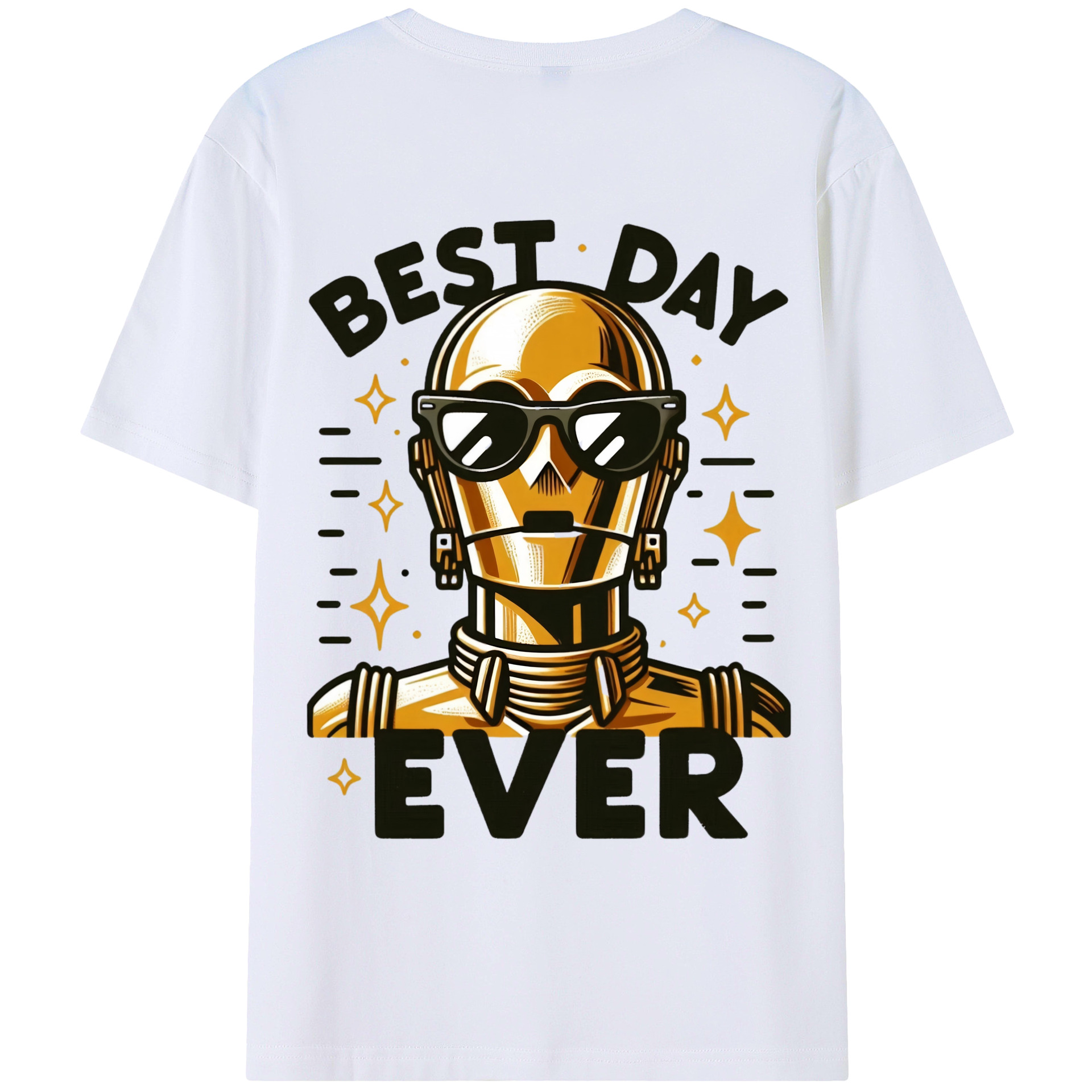 （画像用） スター・ウォーズ Star Wars 綿100％ メンズ半袖Tシャツ（バックプリント） 通気性