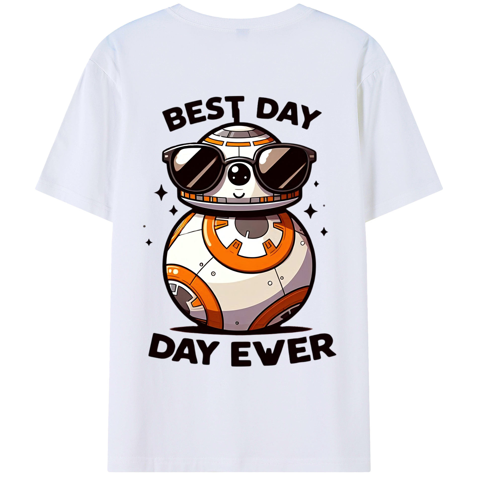 （画像用） スター・ウォーズ Star Wars 綿100％ メンズ半袖Tシャツ（バックプリント） 通気性