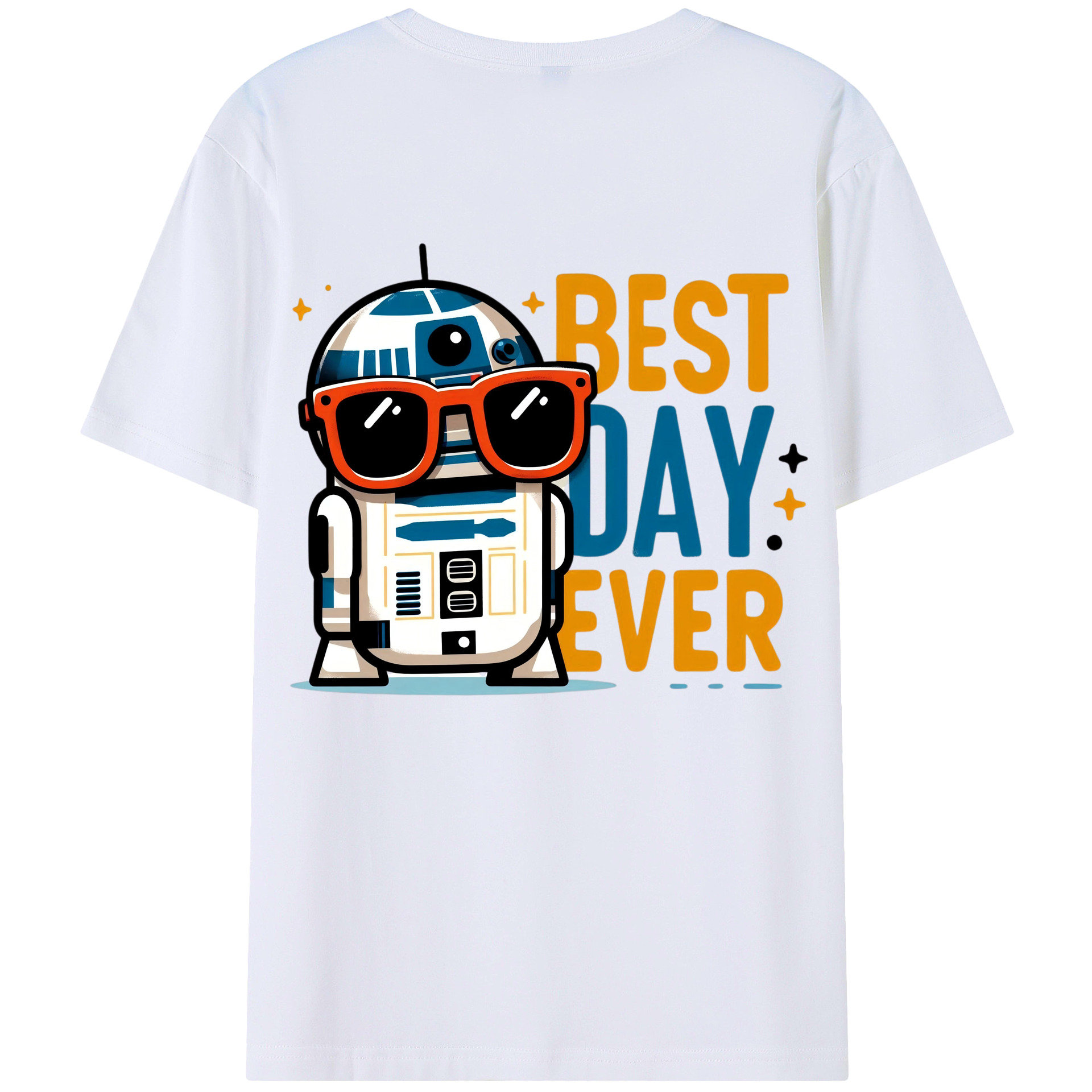（画像用） スター・ウォーズ Star Wars 綿100％ メンズ半袖Tシャツ（バックプリント） 通気性