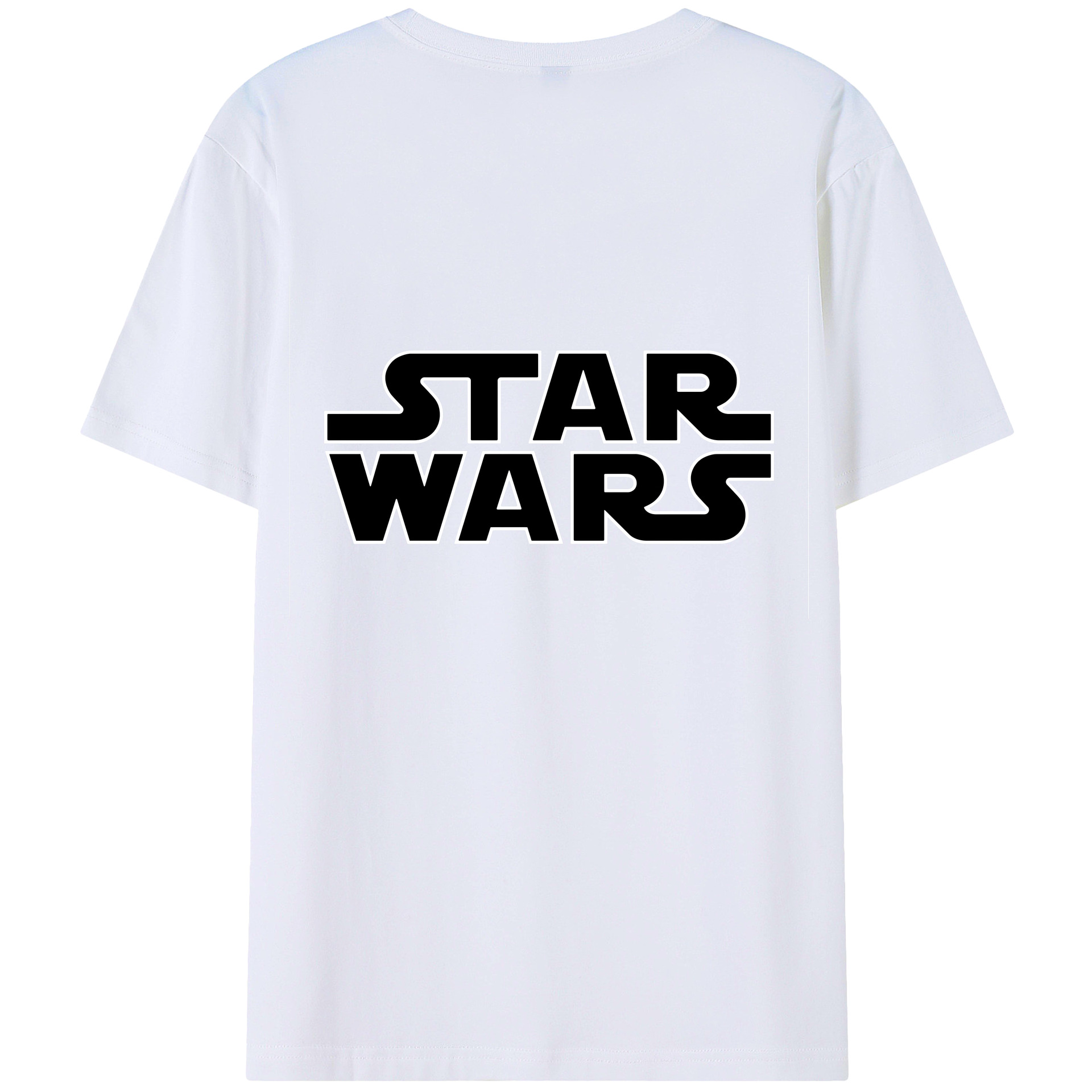 （画像用） スター・ウォーズ Star Wars 綿100％ メンズ半袖Tシャツ（バックプリント） 通気性