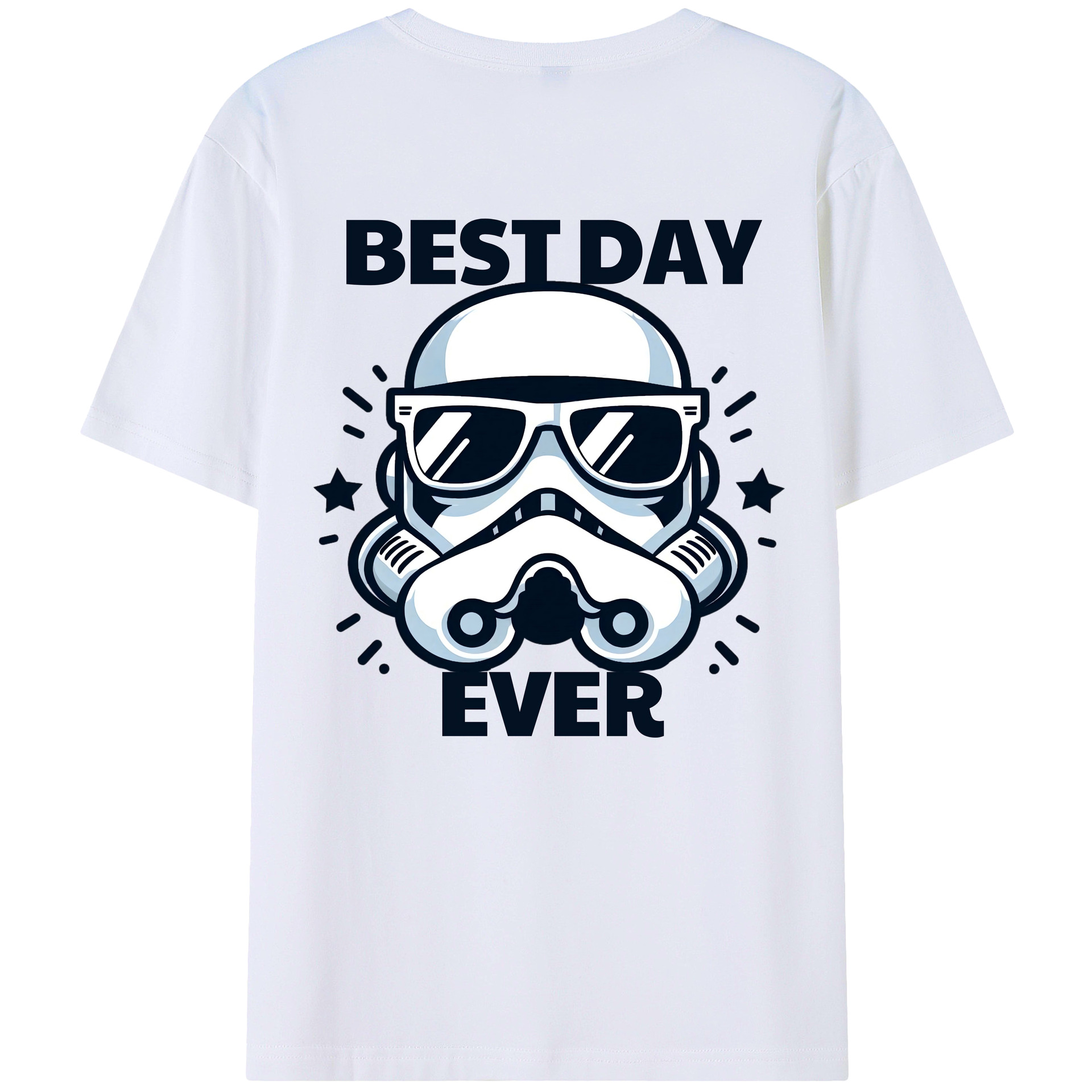 （画像用） スター・ウォーズ Star Wars 綿100％ メンズ半袖Tシャツ（バックプリント） 通気性