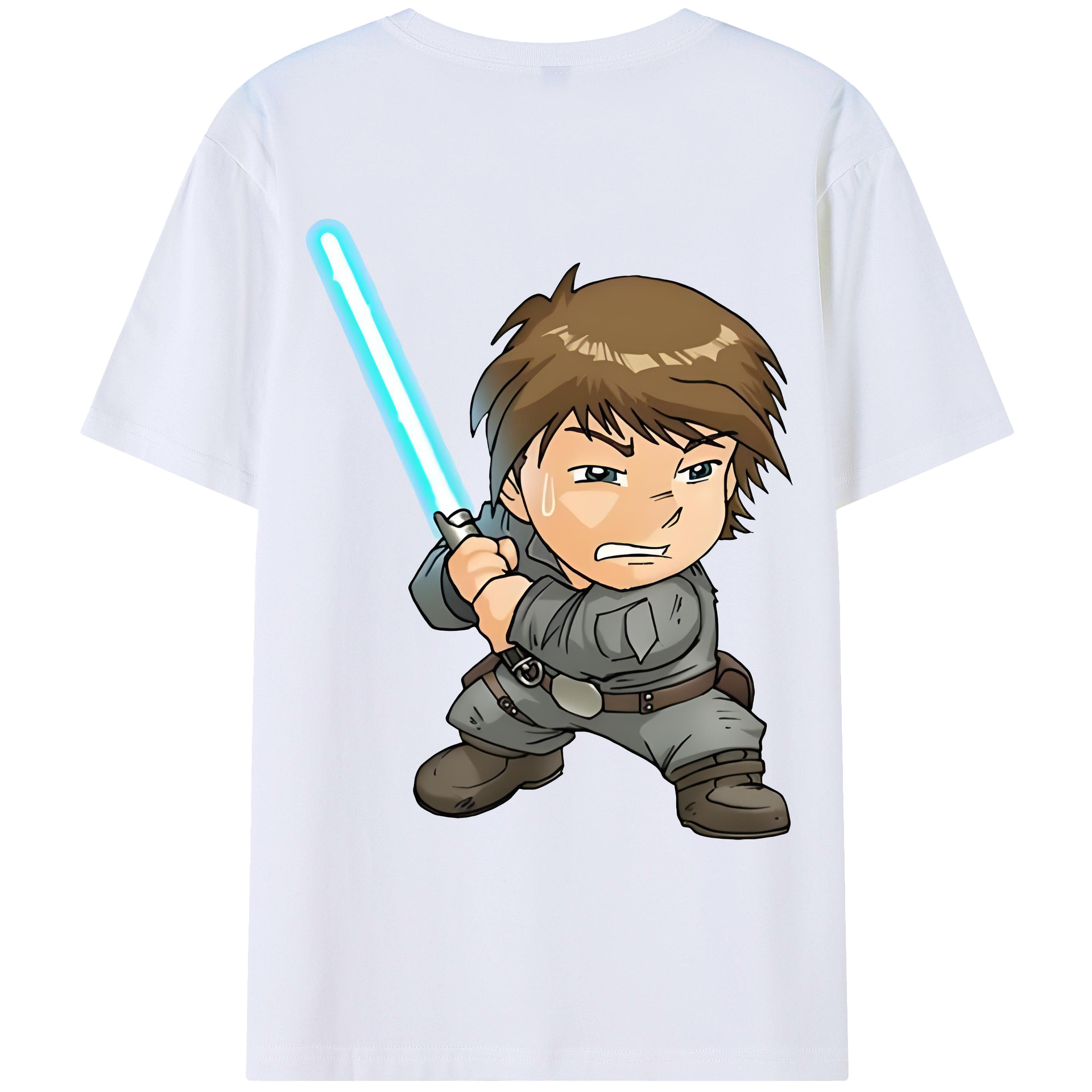 （画像用） スター・ウォーズ Star Wars 綿100％ メンズ半袖Tシャツ（バックプリント） 通気性