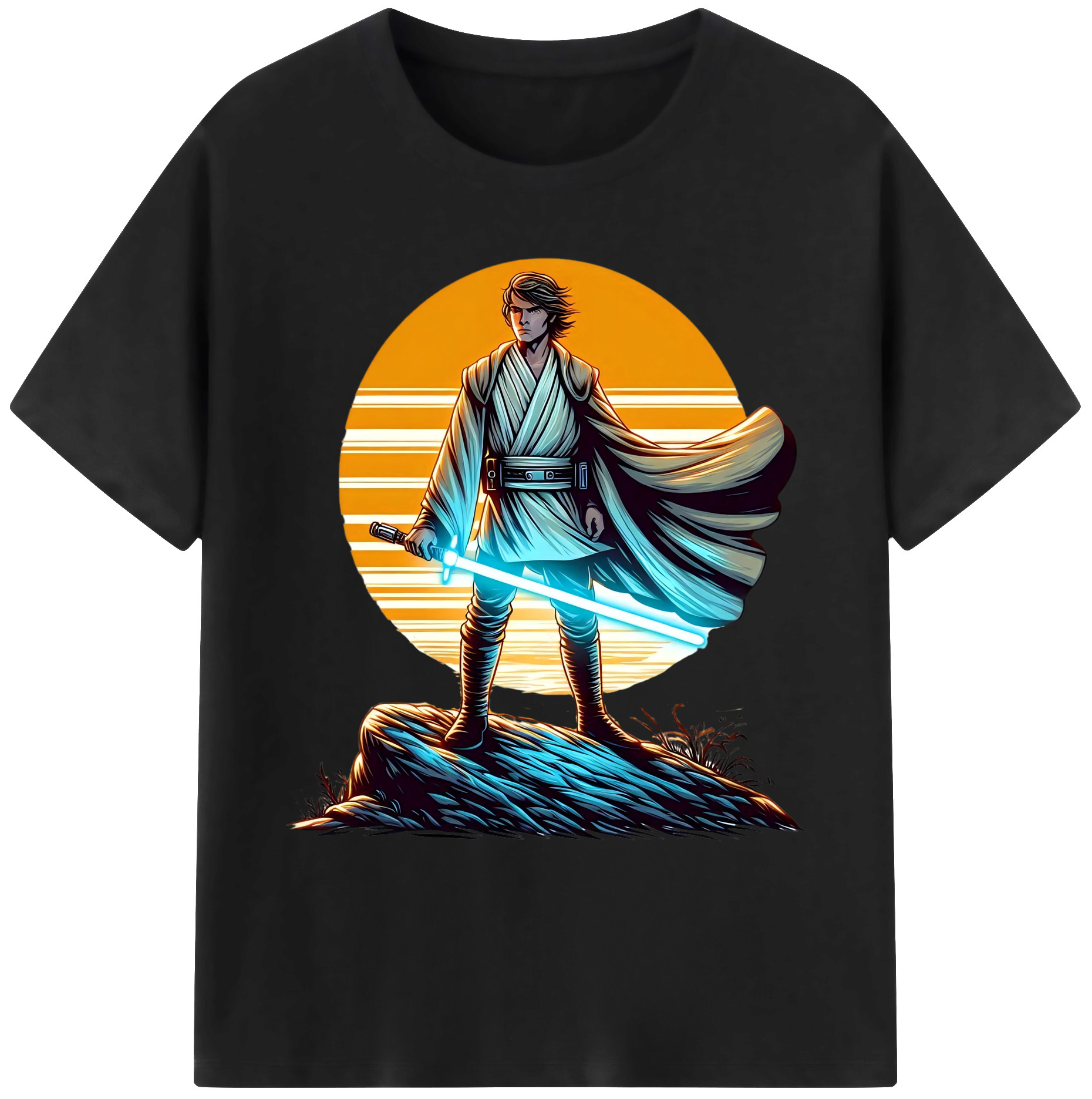 （画像用） スター・ウォーズ Star Wars 綿100％ メンズ半袖Tシャツ｜肌触りやわらか＆通気性