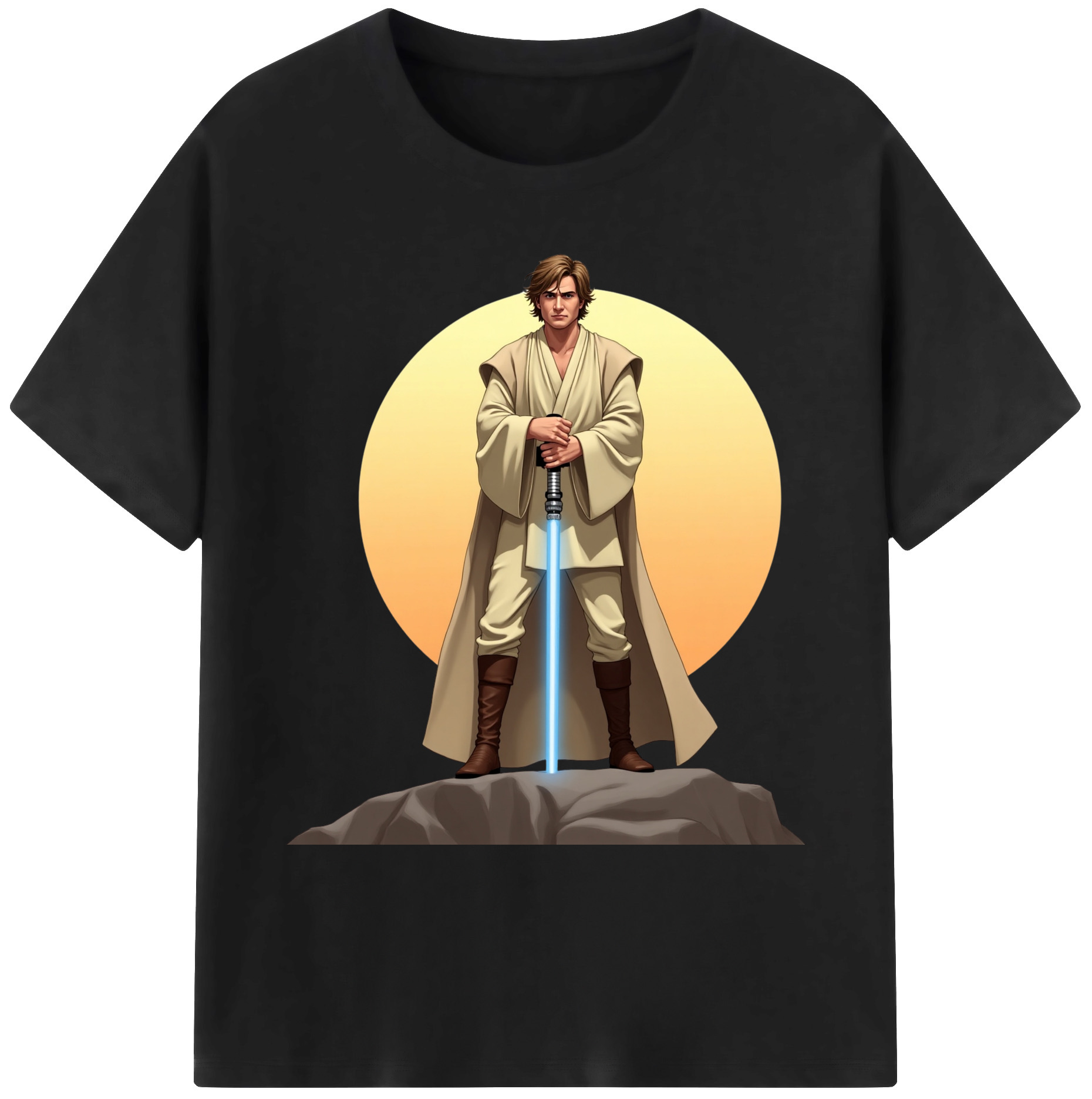 （画像用） スター・ウォーズ Star Wars 綿100％ メンズ半袖Tシャツ｜肌触りやわらか＆通気性