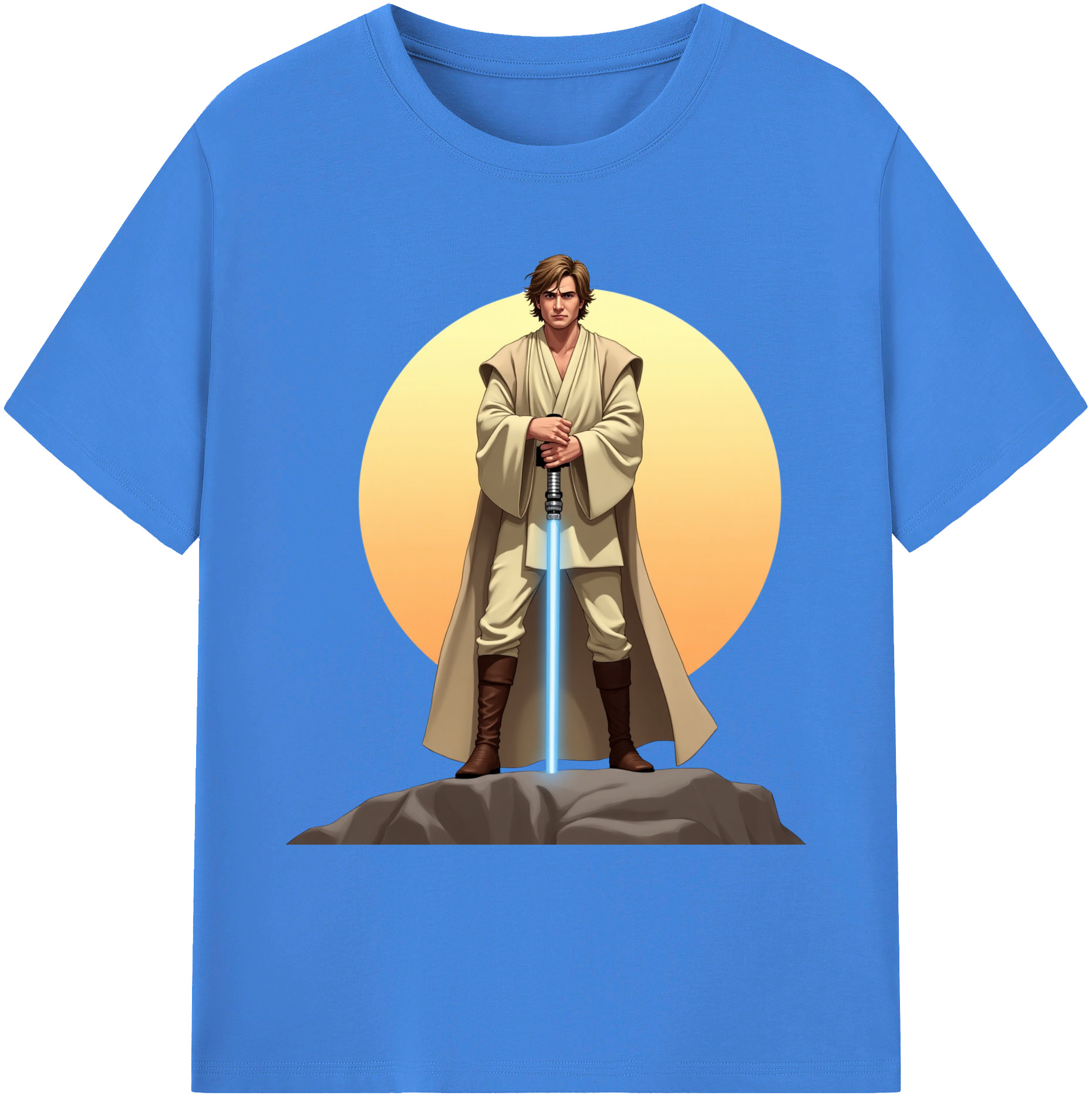 （画像用） スター・ウォーズ Star Wars 綿100％ メンズ半袖Tシャツ｜肌触りやわらか＆通気性