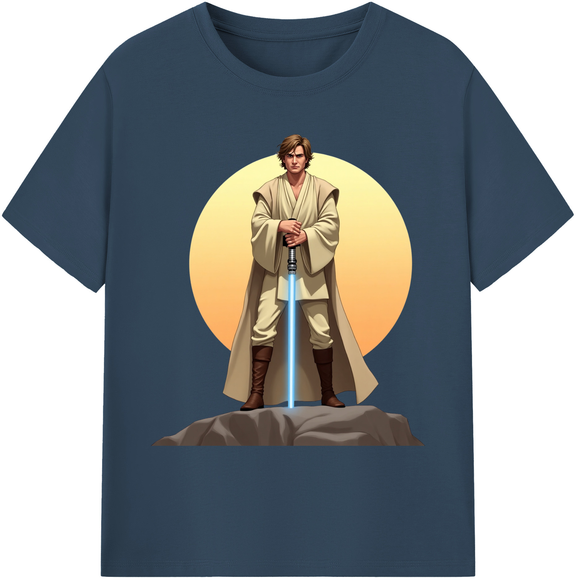 （画像用） スター・ウォーズ Star Wars 綿100％ メンズ半袖Tシャツ｜肌触りやわらか＆通気性