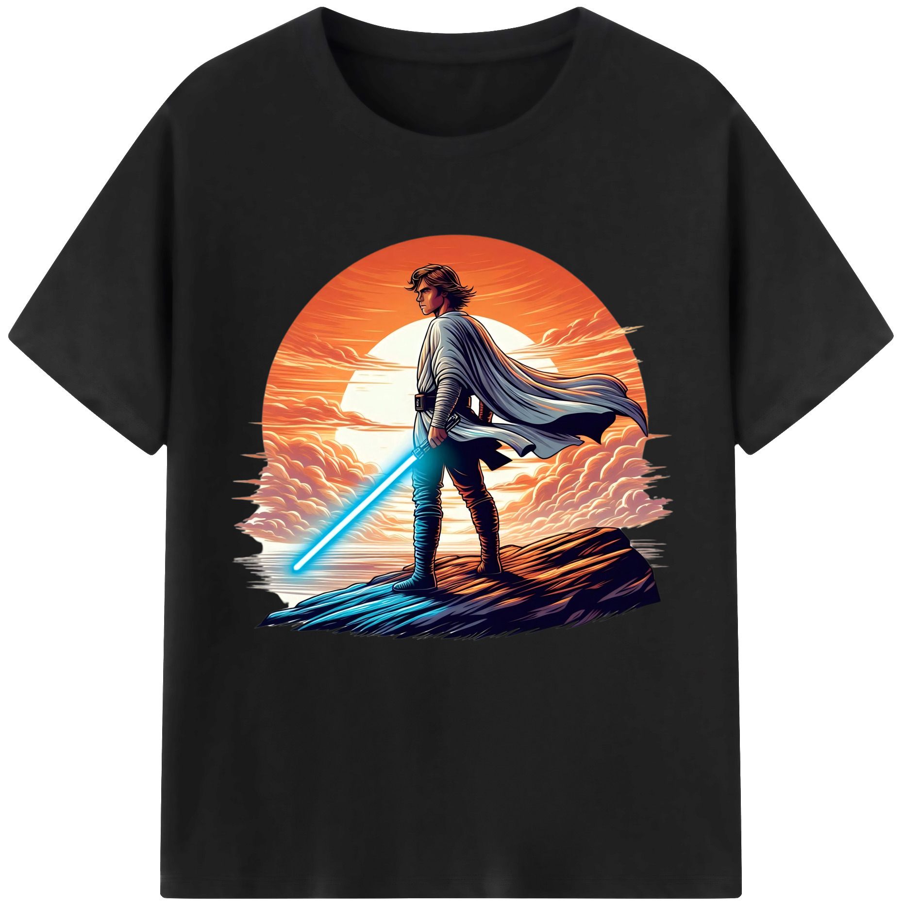 （画像用） スター・ウォーズ Star Wars レディースカジュアルプリントTシャツ（綿100％）