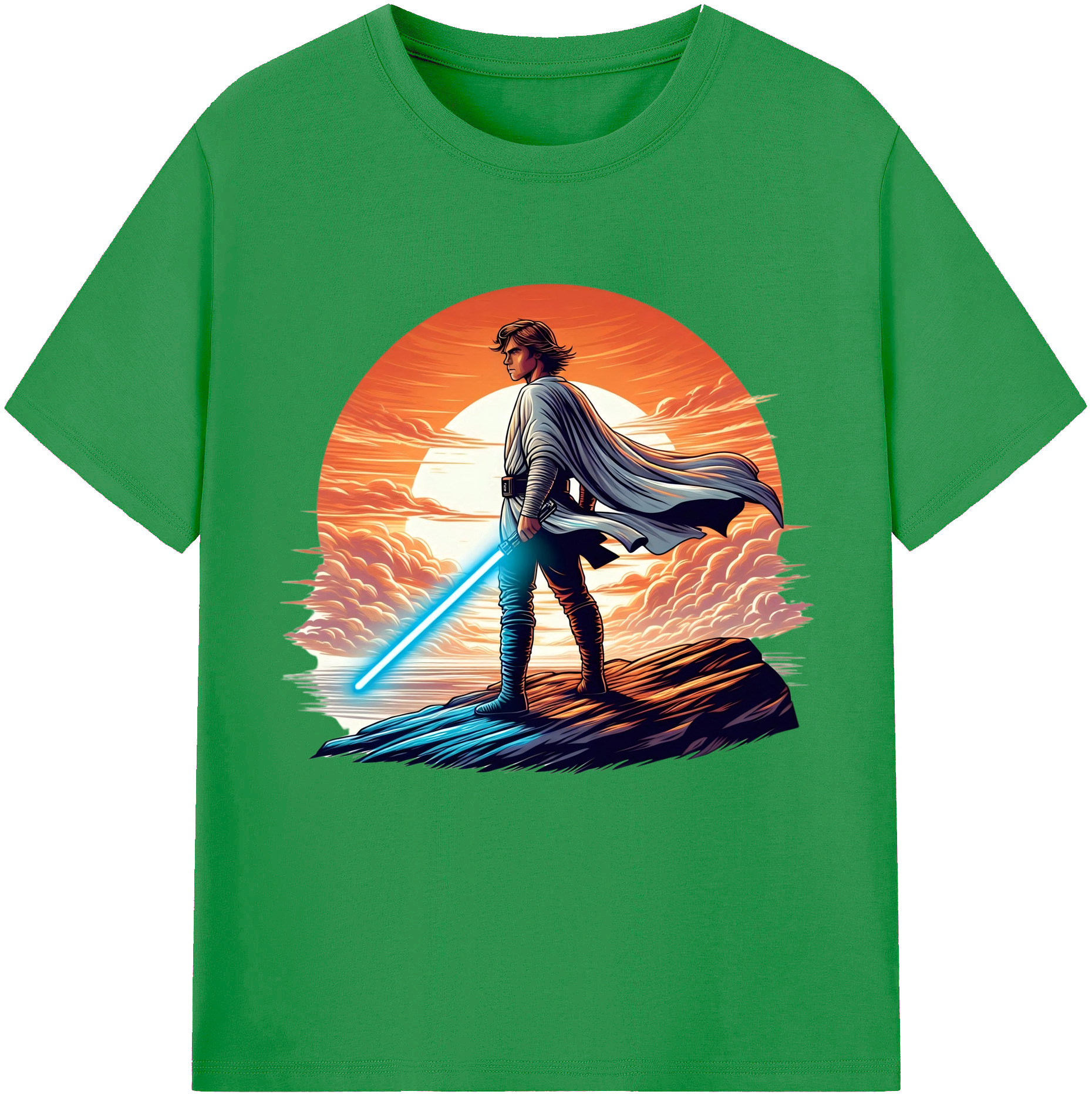 （画像用） スター・ウォーズ Star Wars レディースカジュアルプリントTシャツ（綿100％）