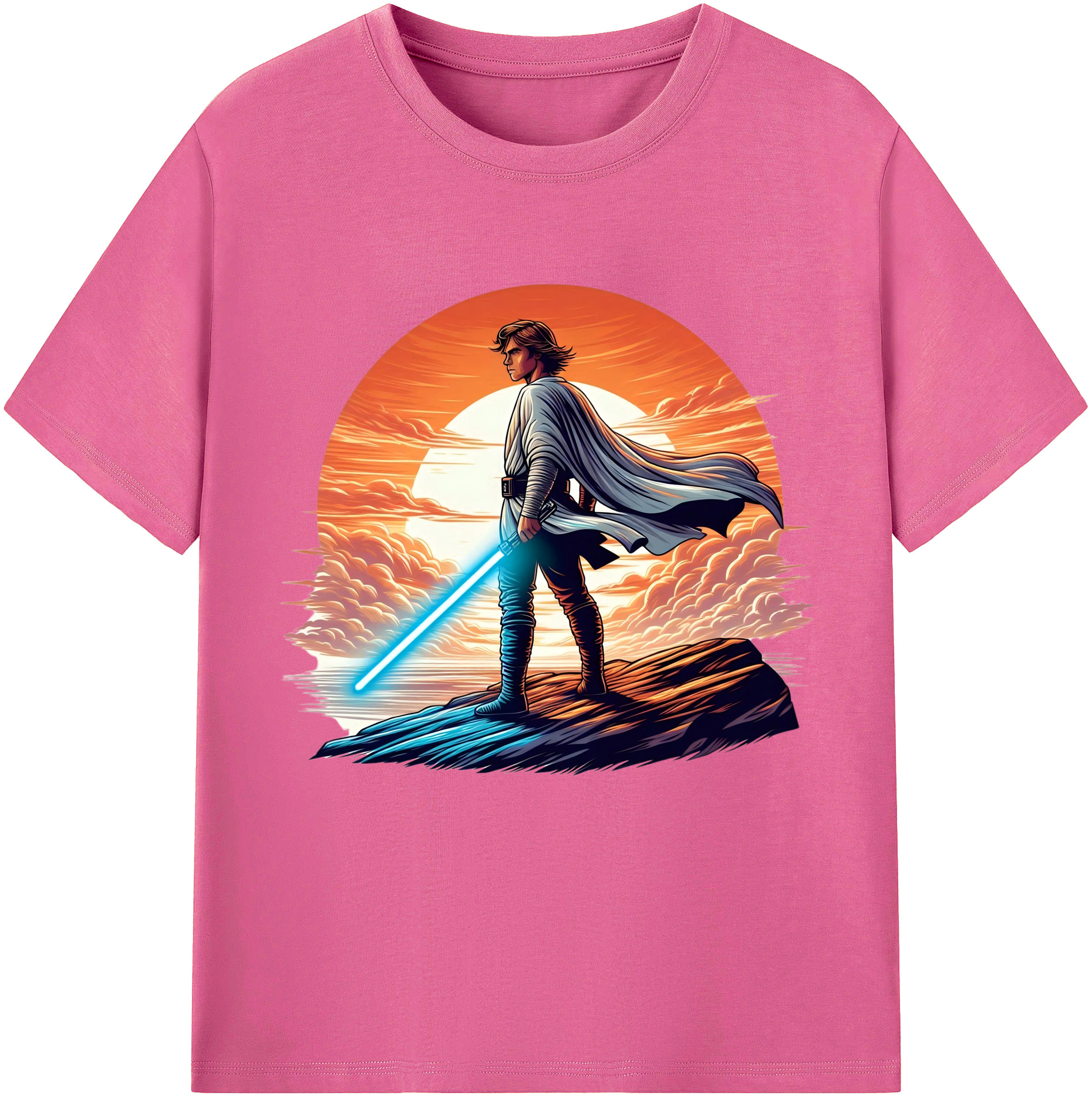（画像用） スター・ウォーズ Star Wars レディースカジュアルプリントTシャツ（綿100％）