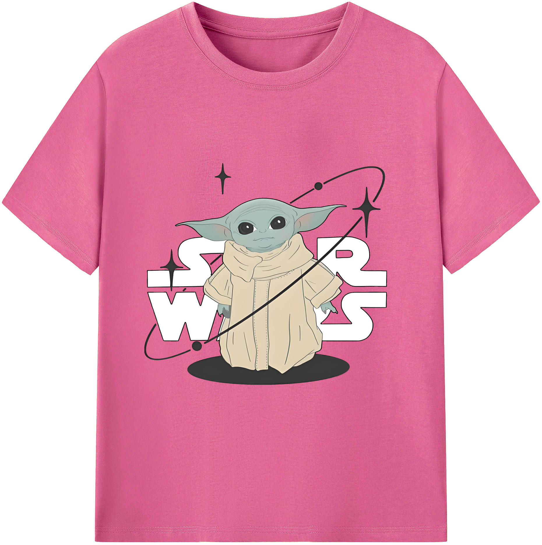 （画像用） スター・ウォーズ Star Wars レディースカジュアルプリントTシャツ（綿100％）