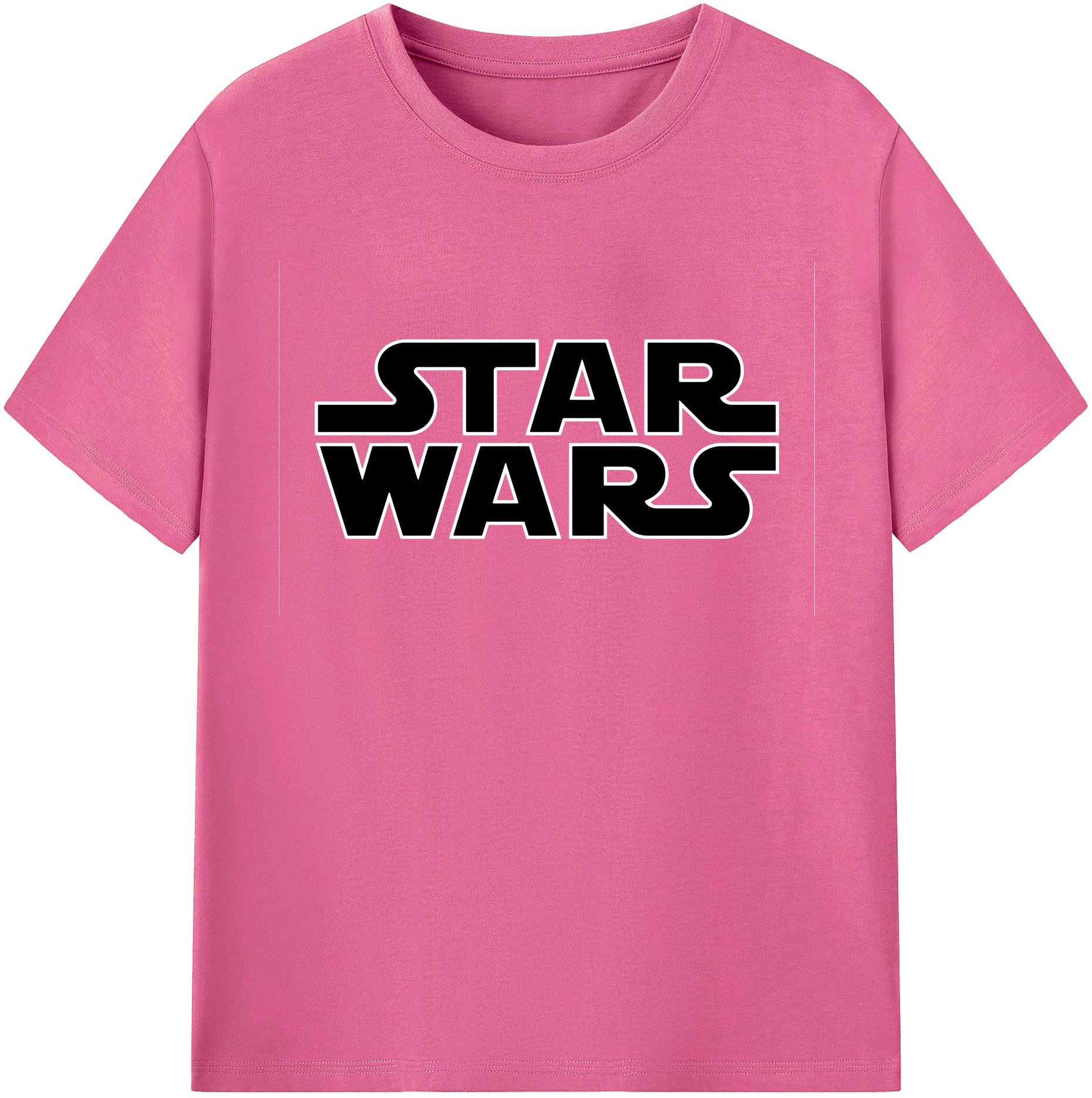 （画像用） スター・ウォーズ Star Wars レディースカジュアルプリントTシャツ（綿100％）