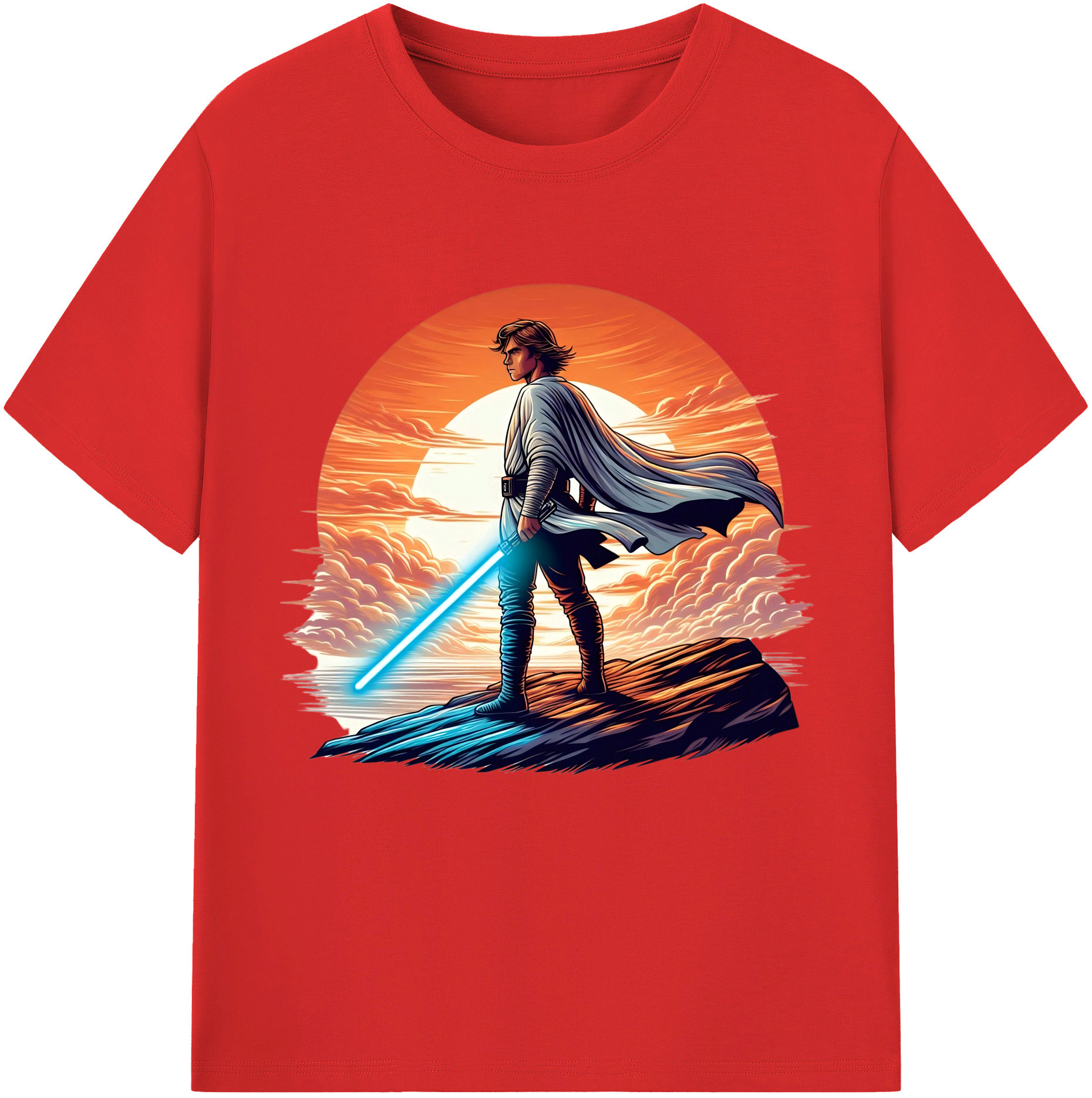 （画像用） スター・ウォーズ Star Wars レディースカジュアルプリントTシャツ（綿100％）
