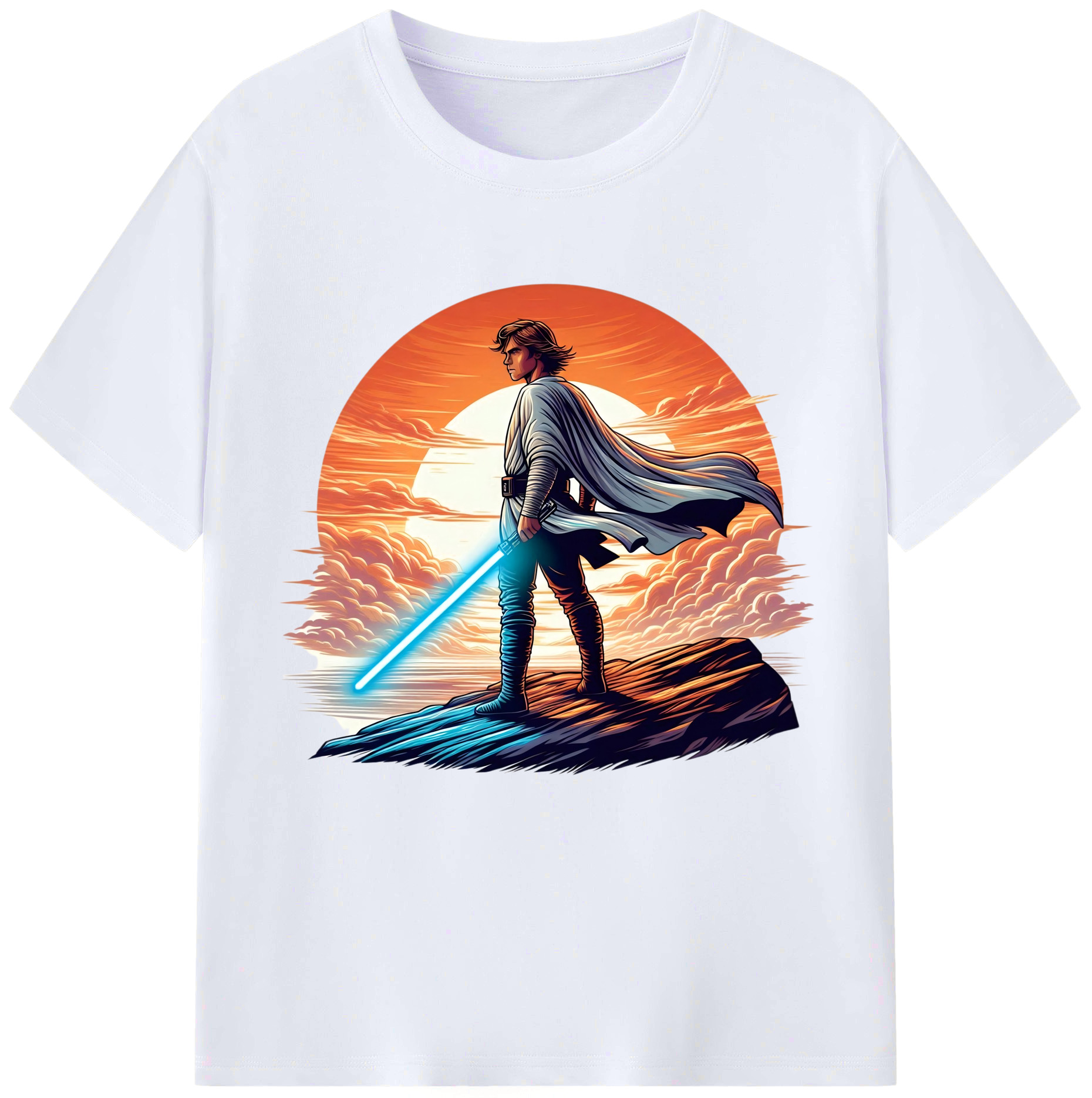 （画像用） スター・ウォーズ Star Wars レディースカジュアルプリントTシャツ（綿100％）