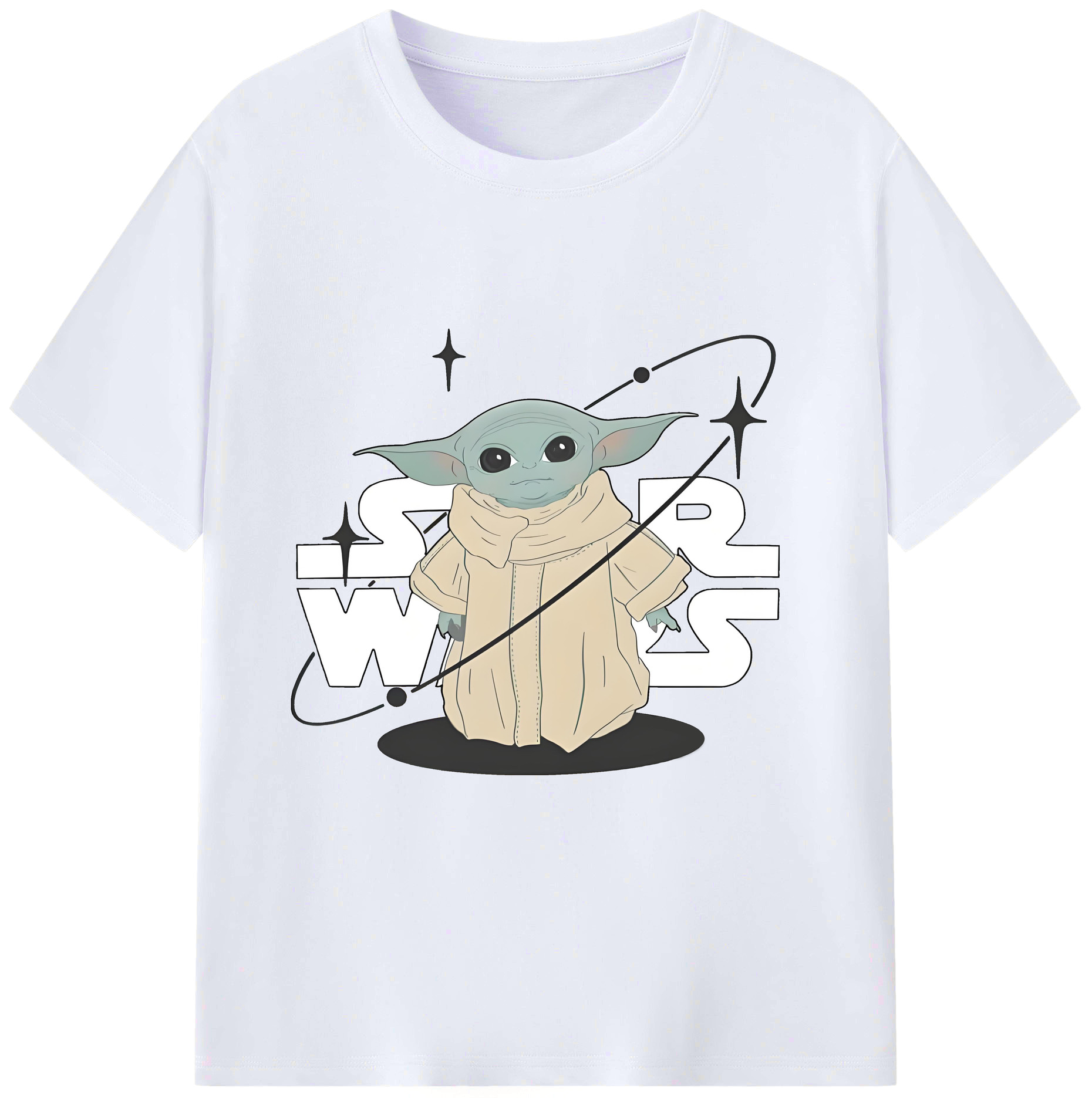 （画像用） スター・ウォーズ Star Wars レディースカジュアルプリントTシャツ（綿100％）