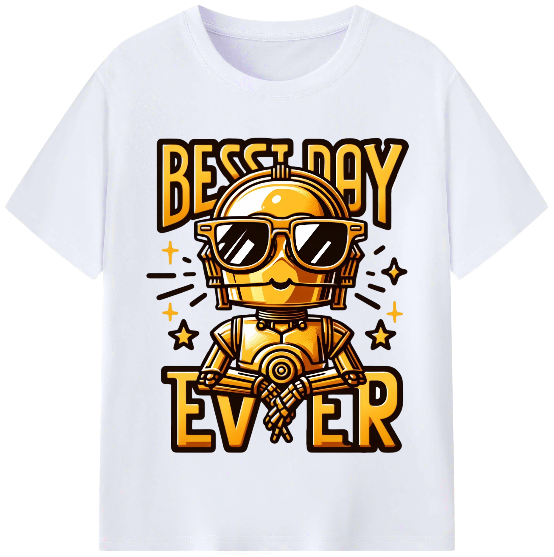 （画像用） スター・ウォーズ Star Wars レディースカジュアルプリントTシャツ（綿100％）