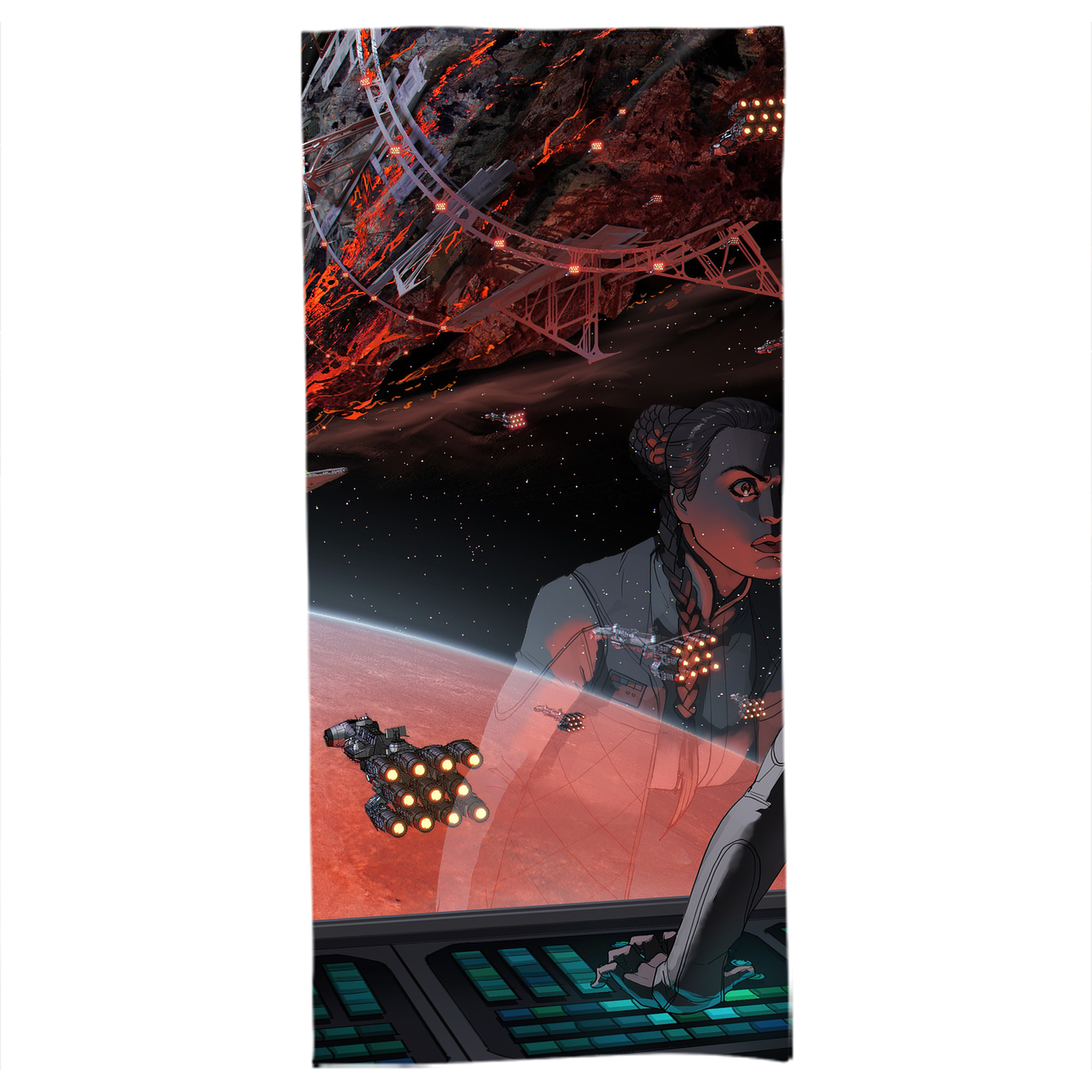 （画像用） スター・ウォーズ Star Wars 大判バスタオル 70×140cm 吸水速乾 柔らかい肌触り