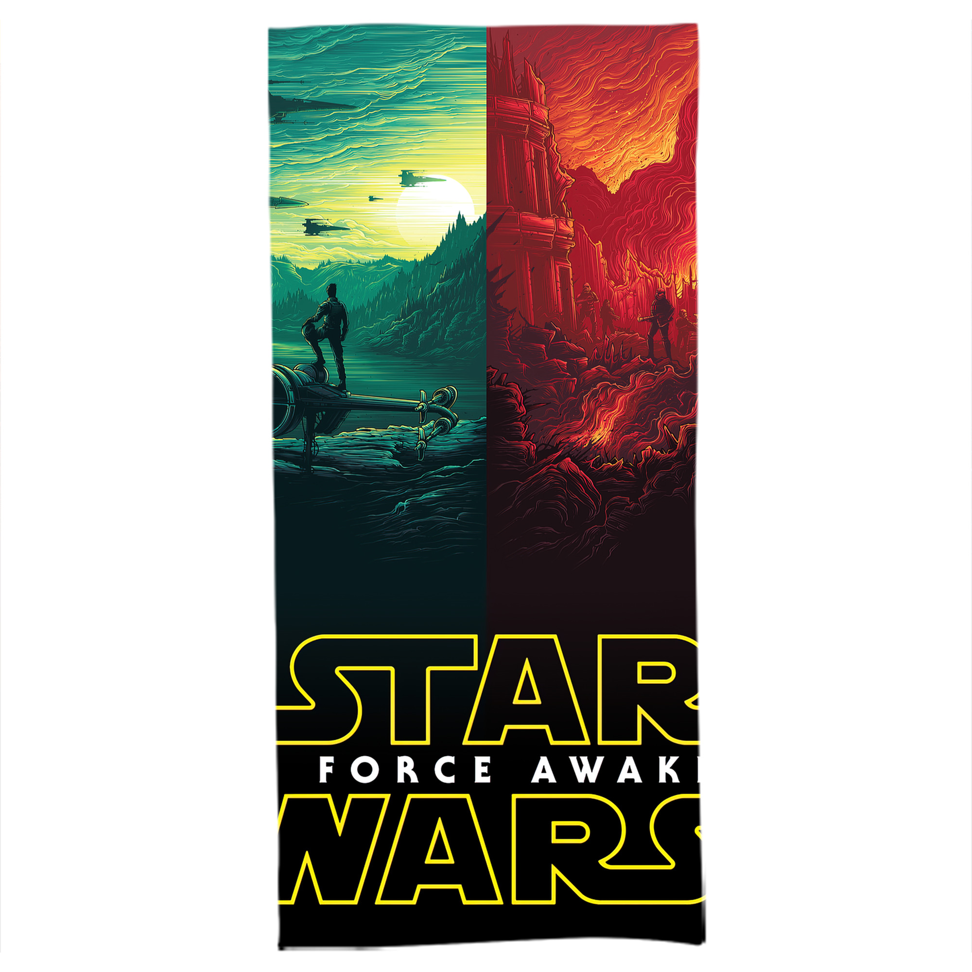 （画像用） スター・ウォーズ Star Wars 大判バスタオル 70×140cm 吸水速乾 柔らかい肌触り