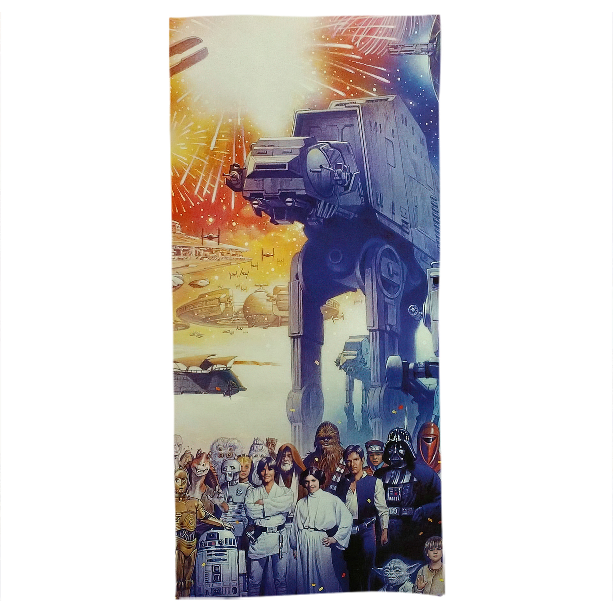 （画像用） スター・ウォーズ Star Wars 大判バスタオル 70×140cm 吸水速乾 柔らかい肌触り