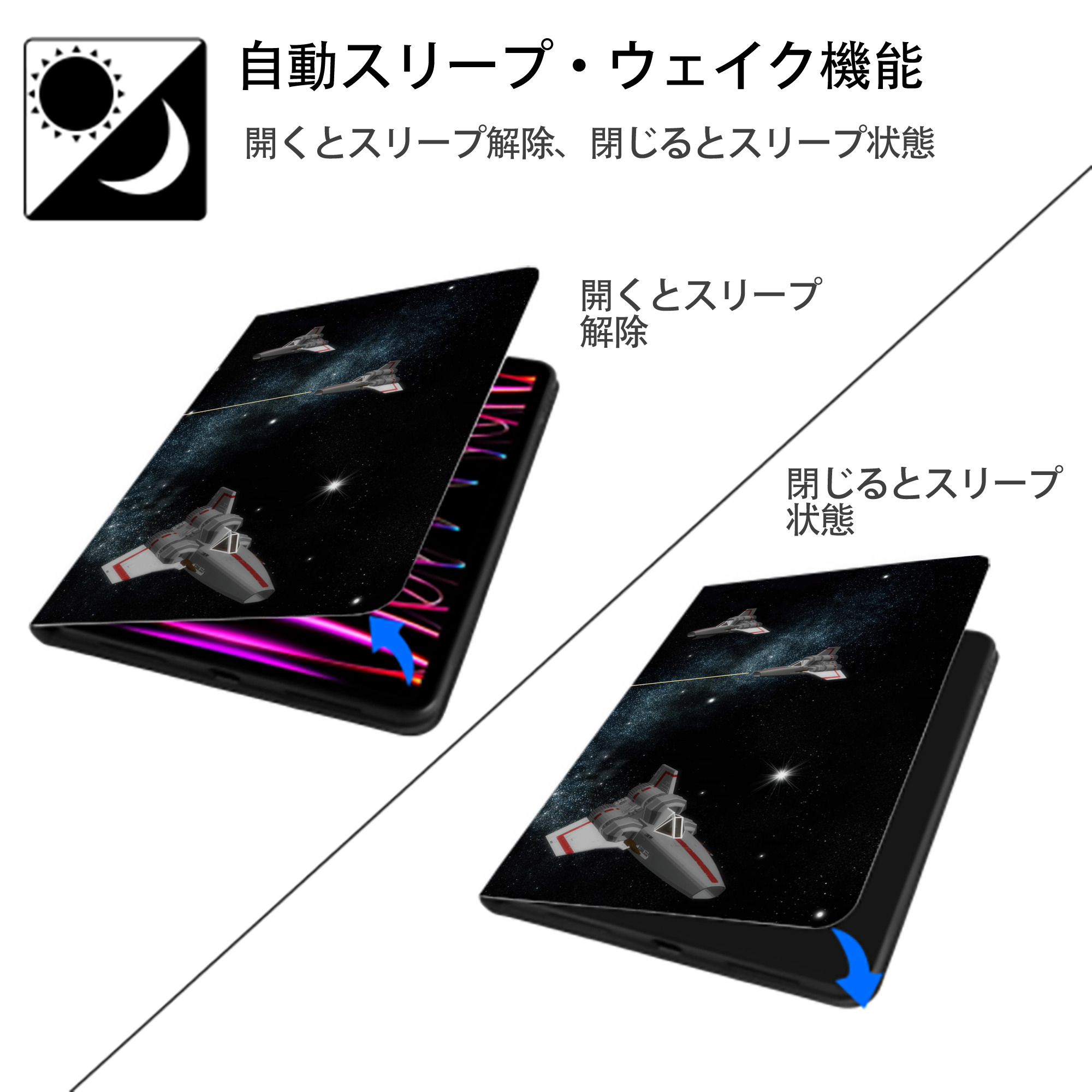 スター・ウォーズ Star Wars IPad ケース ブック型 PUレザー TPU 耐衝撃 軽量 薄型 ペン収納なし 全面保護 IPad 各モデル対応
