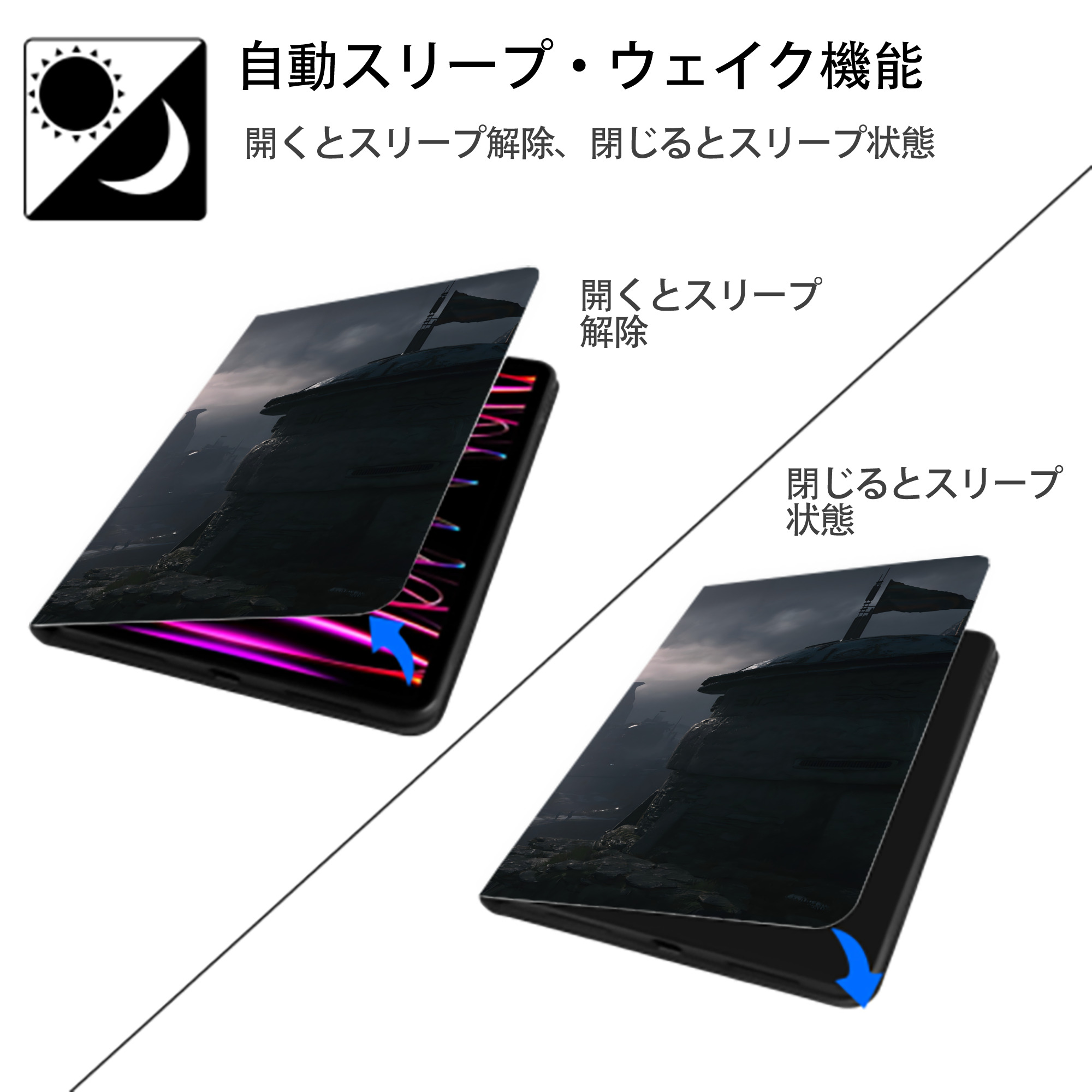 スター・ウォーズ Star Wars IPad ケース ブック型 PUレザー TPU 耐衝撃 軽量 薄型 ペン収納なし 全面保護 IPad 各モデル対応