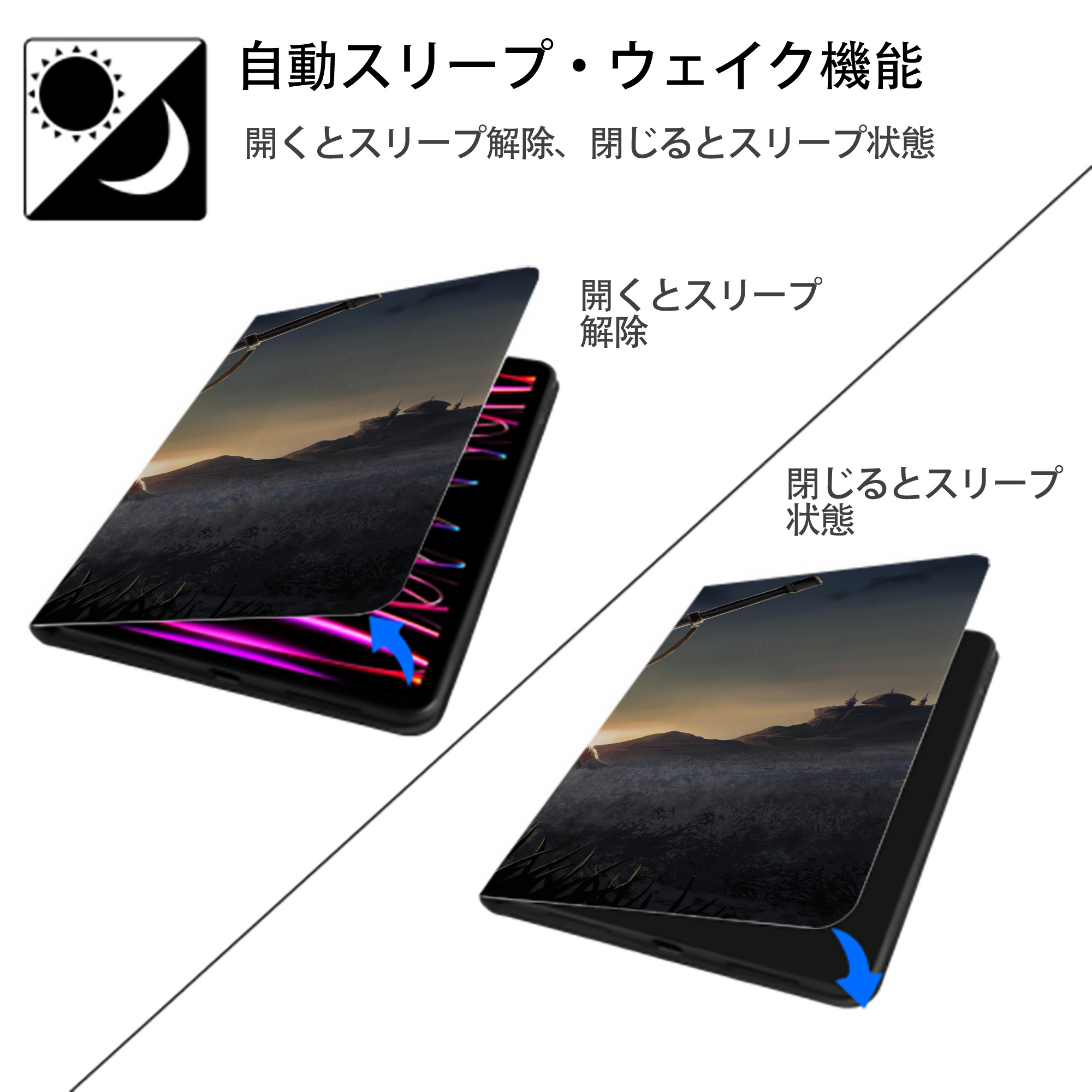 スター・ウォーズ Star Wars IPad ケース ブック型 PUレザー TPU 耐衝撃 軽量 薄型 ペン収納なし 全面保護 IPad 各モデル対応