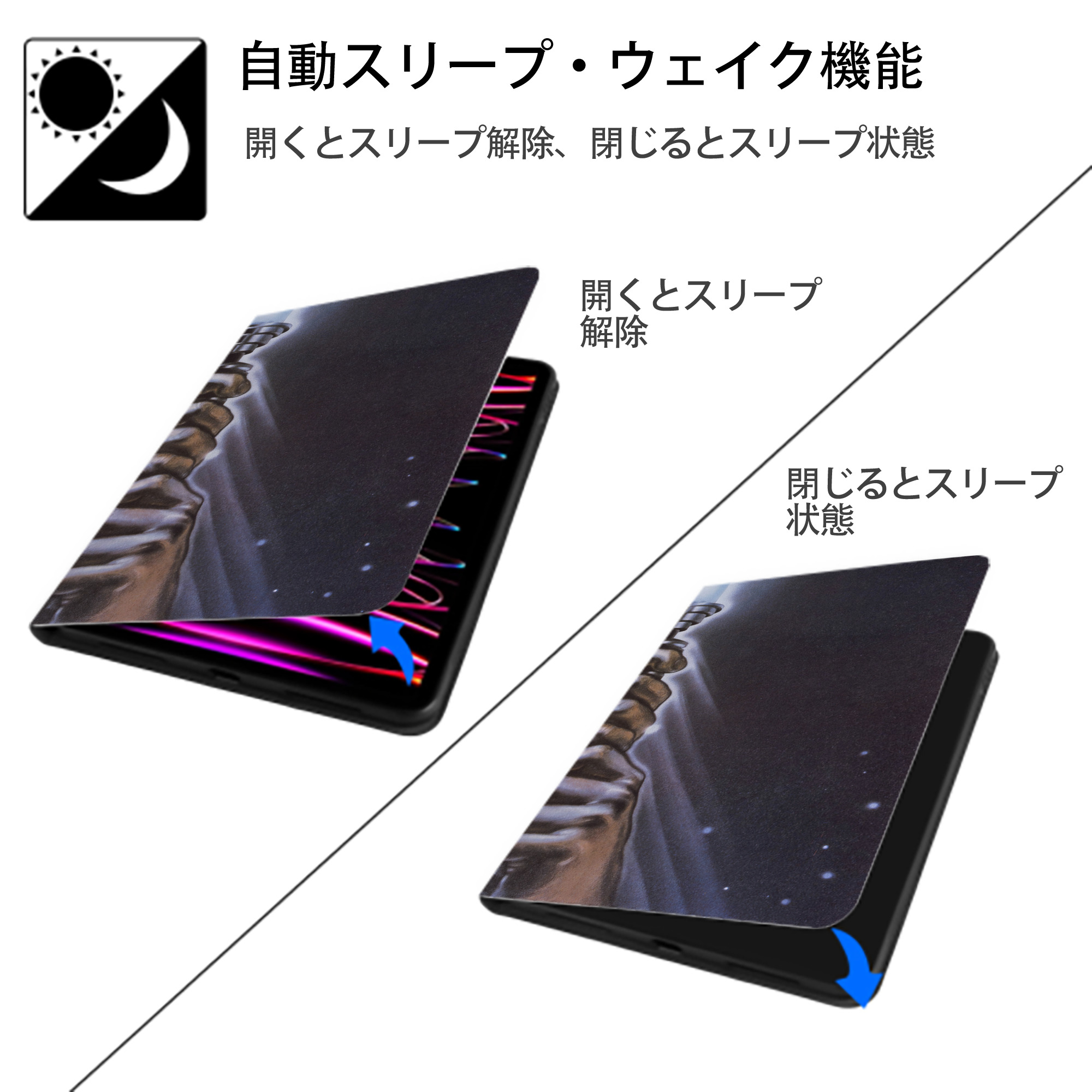 スター・ウォーズ Star Wars IPad ケース ブック型 PUレザー TPU 耐衝撃 軽量 薄型 ペン収納なし 全面保護 IPad 各モデル対応