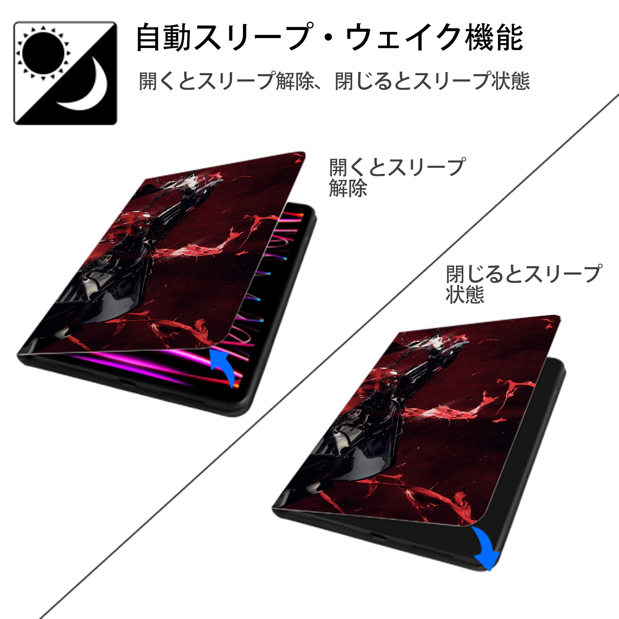 スター・ウォーズ Star Wars IPad ケース ブック型 PUレザー TPU 耐衝撃 軽量 薄型 ペン収納なし 全面保護 IPad 各モデル対応