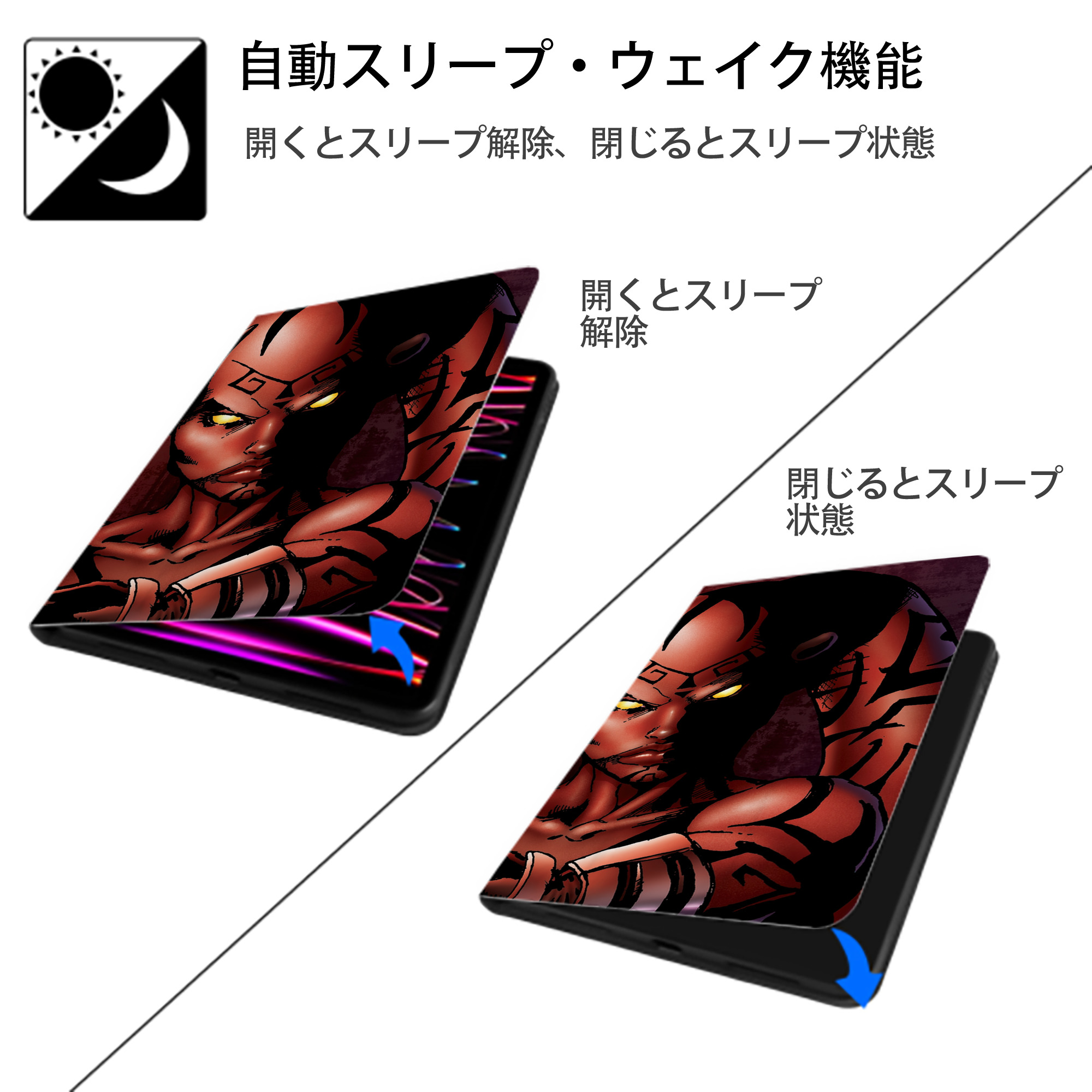 スター・ウォーズ Star Wars IPadケース ペンホルダー付き ブックスタイルデザイン