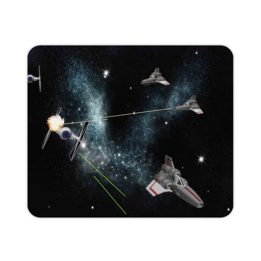（画像用） スター・ウォーズ Star Wars マウスパッド ステッチ加工 ラバー素材 防水 滑り止め 超薄型 ゲーミング/オフィス対応